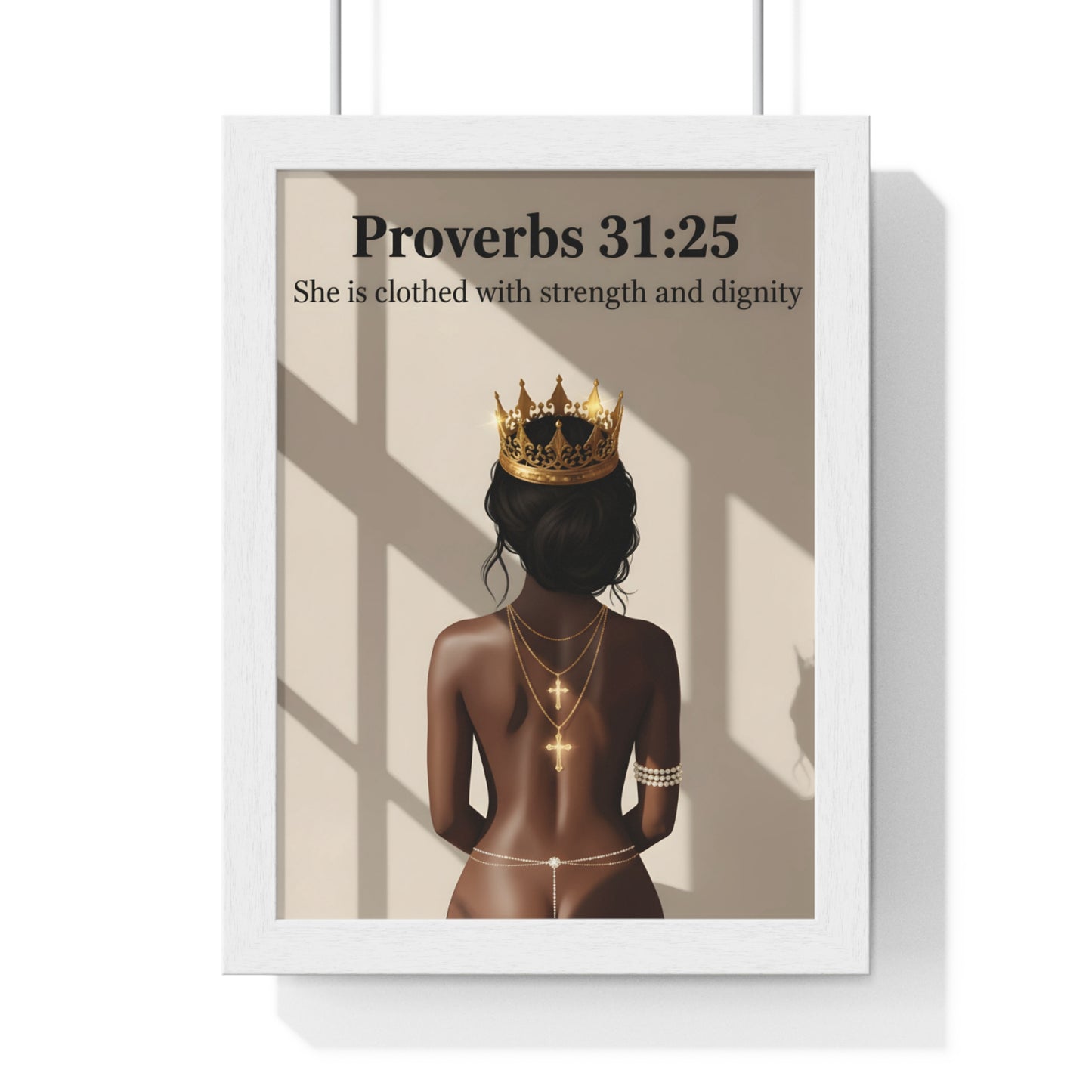 Empowering Wall Art, Proverbs 31:25