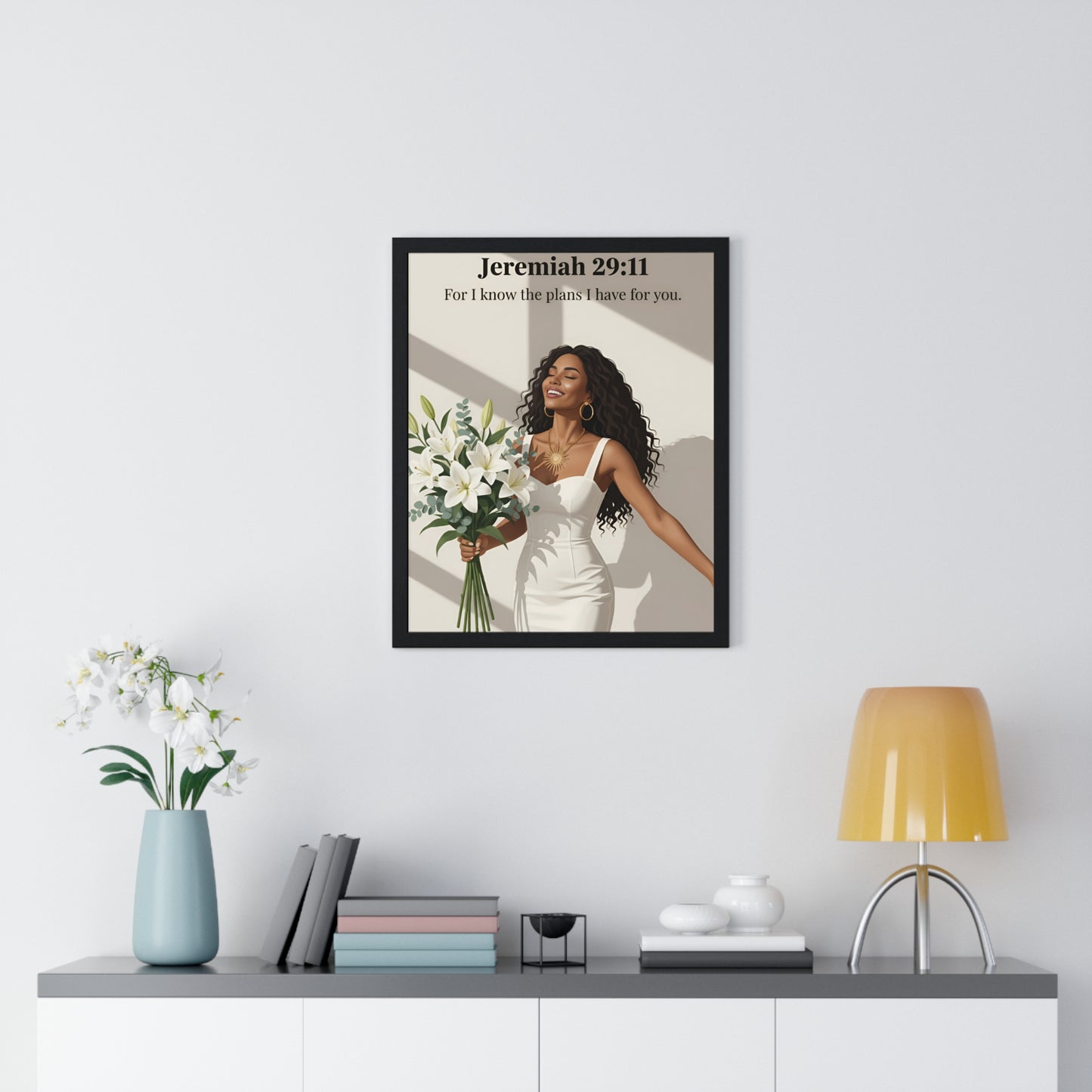 Inspirational Vertical Framed