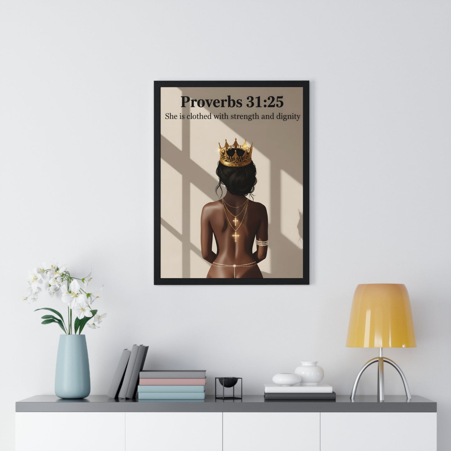Empowering Wall Art, Proverbs 31:25