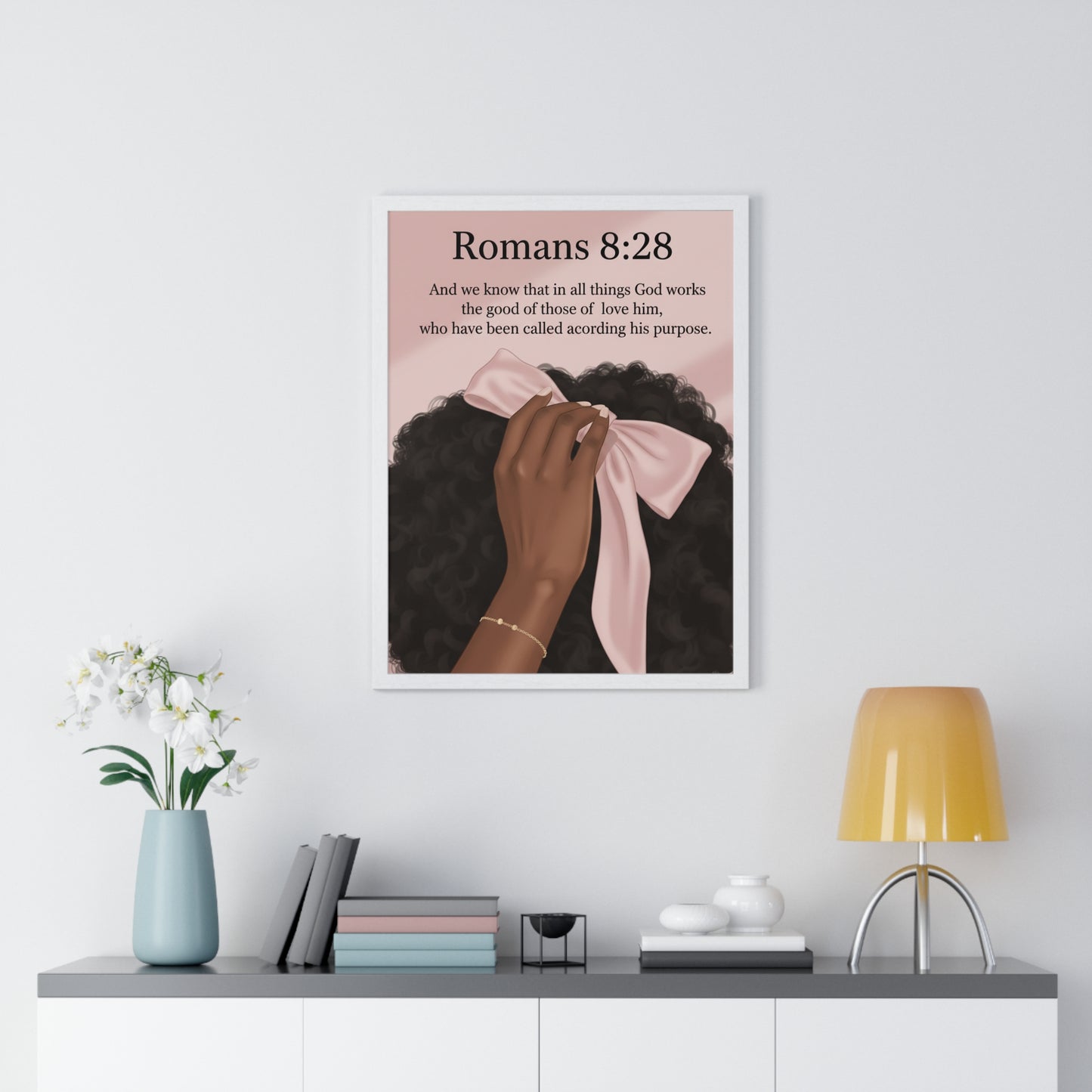 Christian Decor, Home Office Decor, Gift for Women