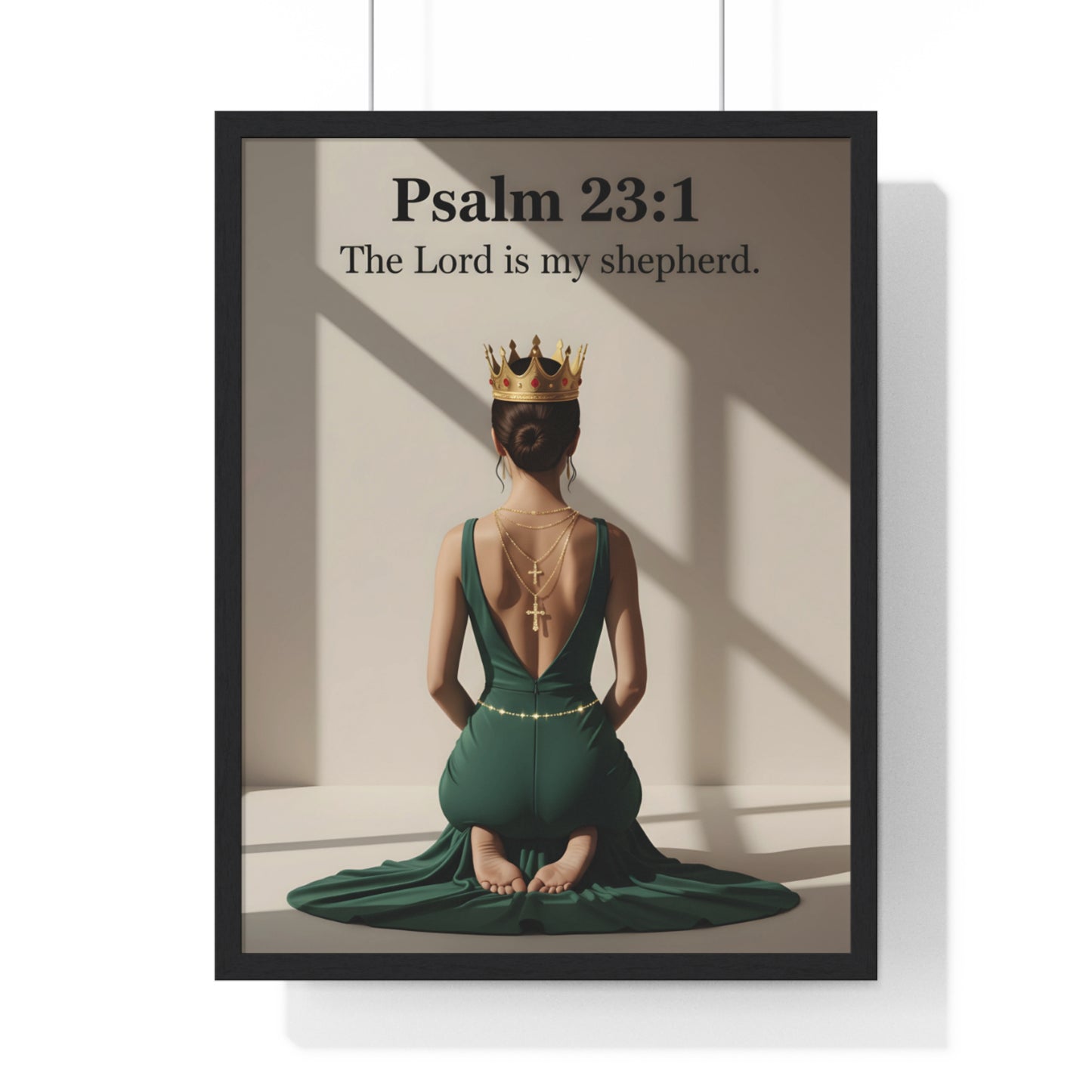 Regal Psalm 23:1 Framed Poster