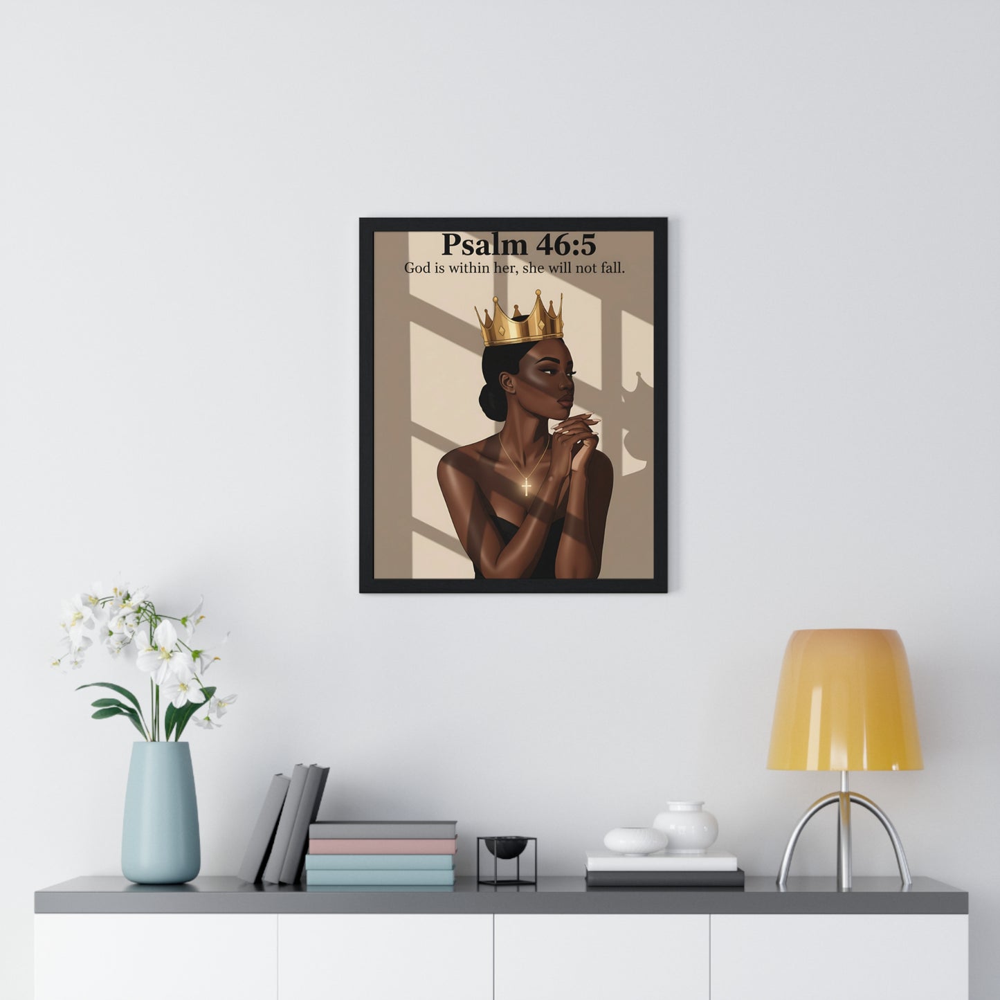 Psalm 46:5 Print, Empowerment Art