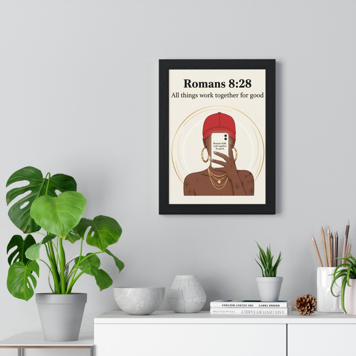 Romans 8:28 Art Print