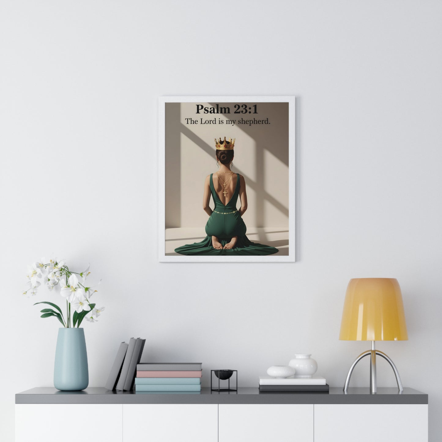 Regal Psalm 23:1 Framed Poster