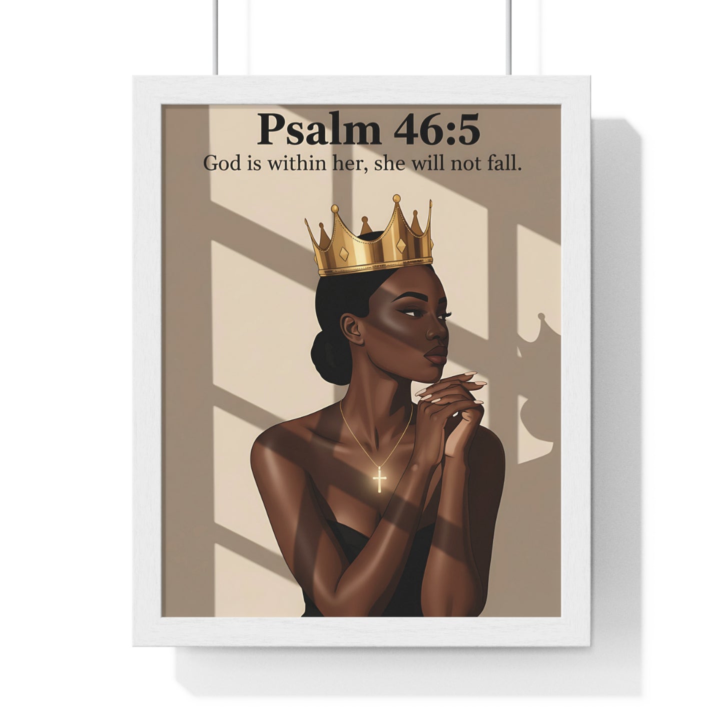 Psalm 46:5 Print, Empowerment Art