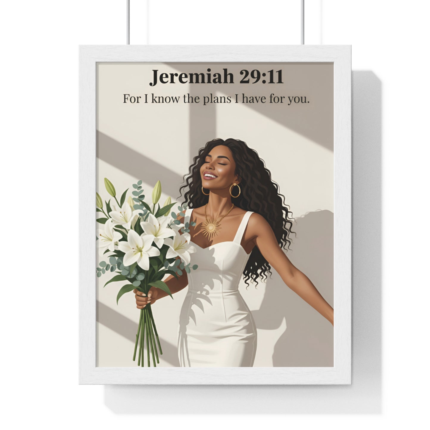 Inspirational Vertical Framed