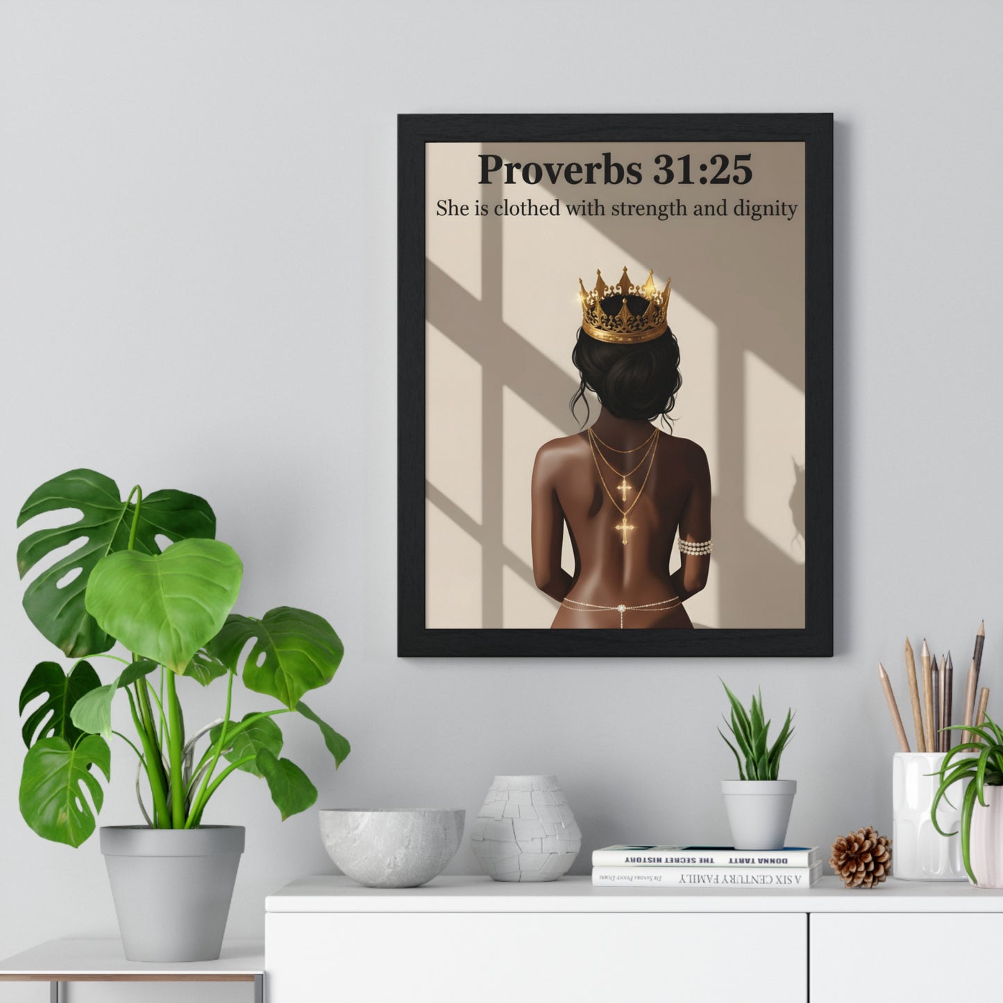 Empowering Wall Art, Proverbs 31:25