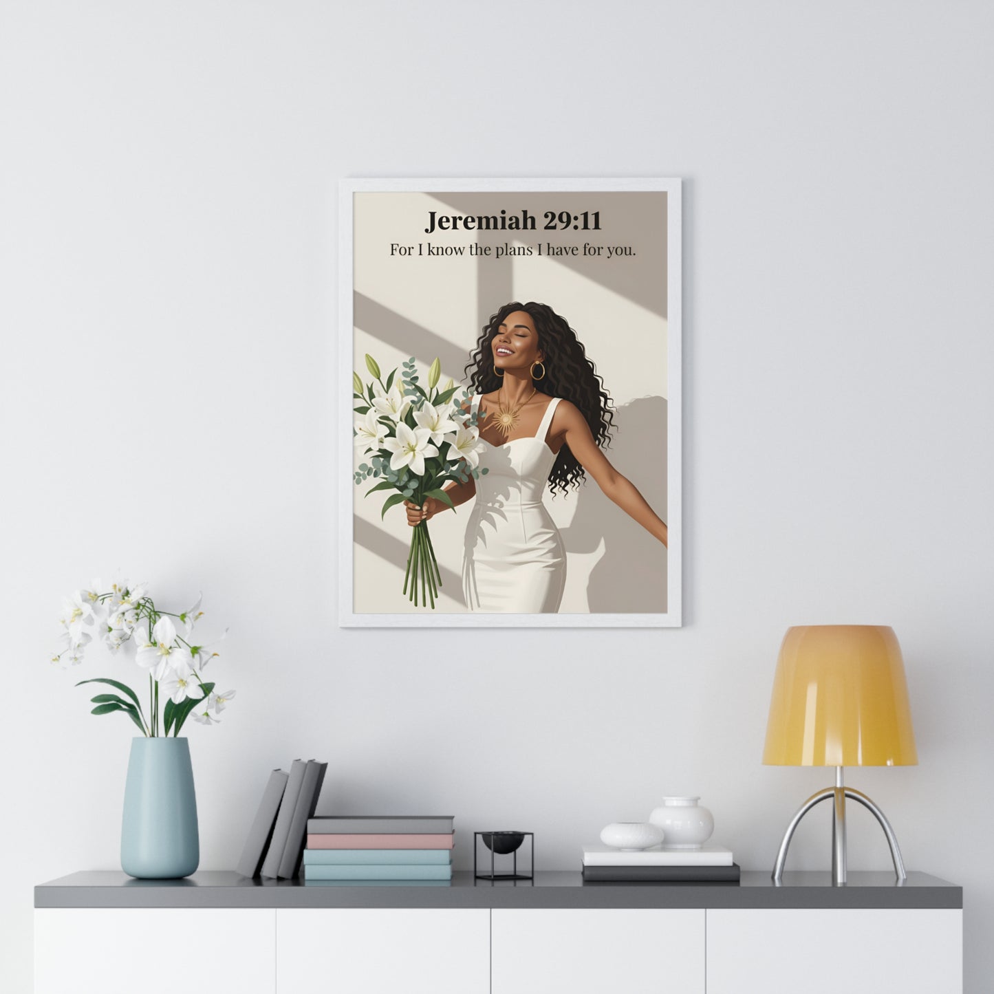 Inspirational Vertical Framed