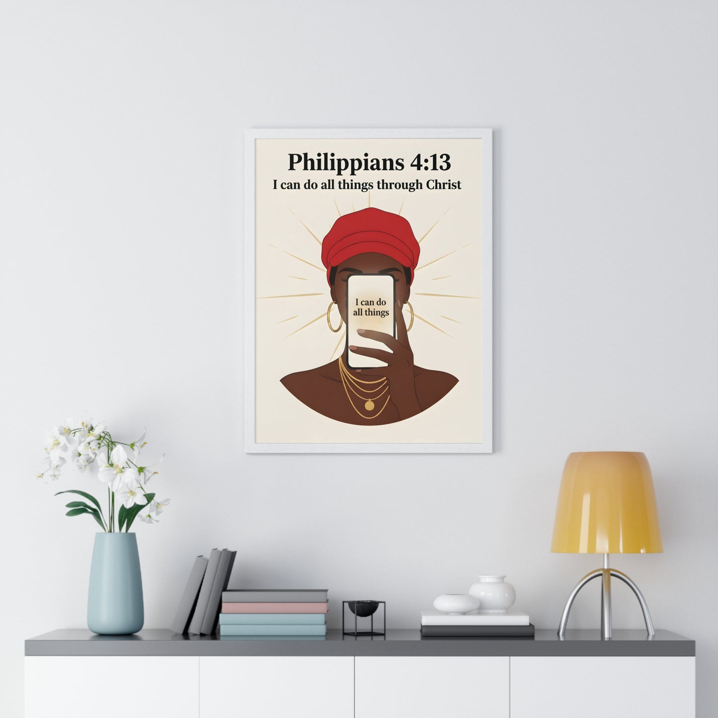 Inspirational Vertical Framed Poster