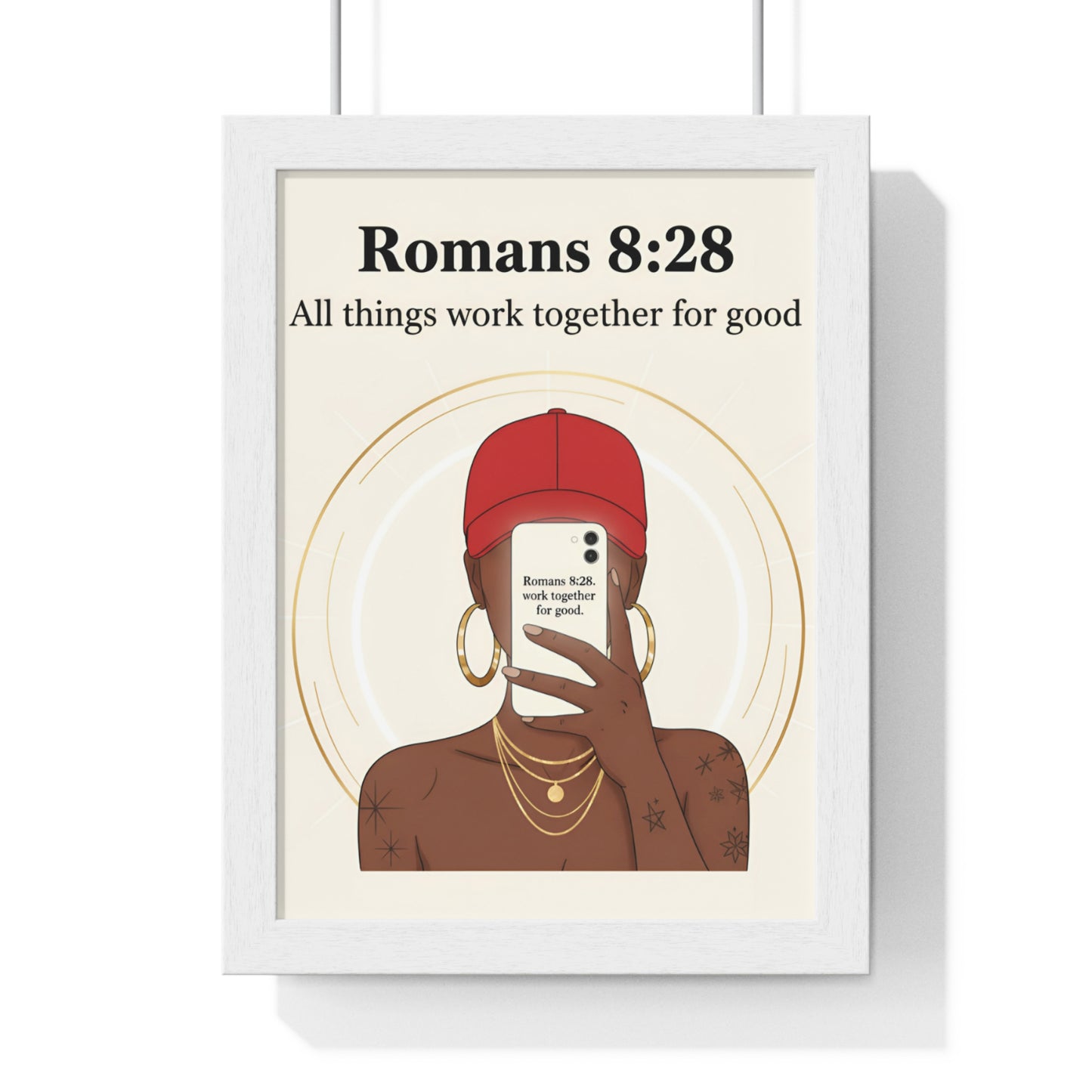 Romans 8:28 Art Print