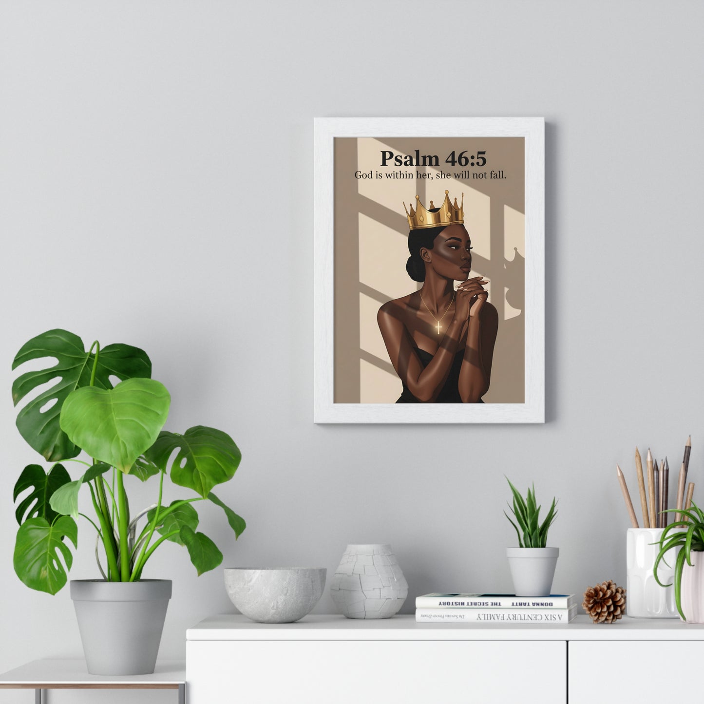 Psalm 46:5 Print, Empowerment Art
