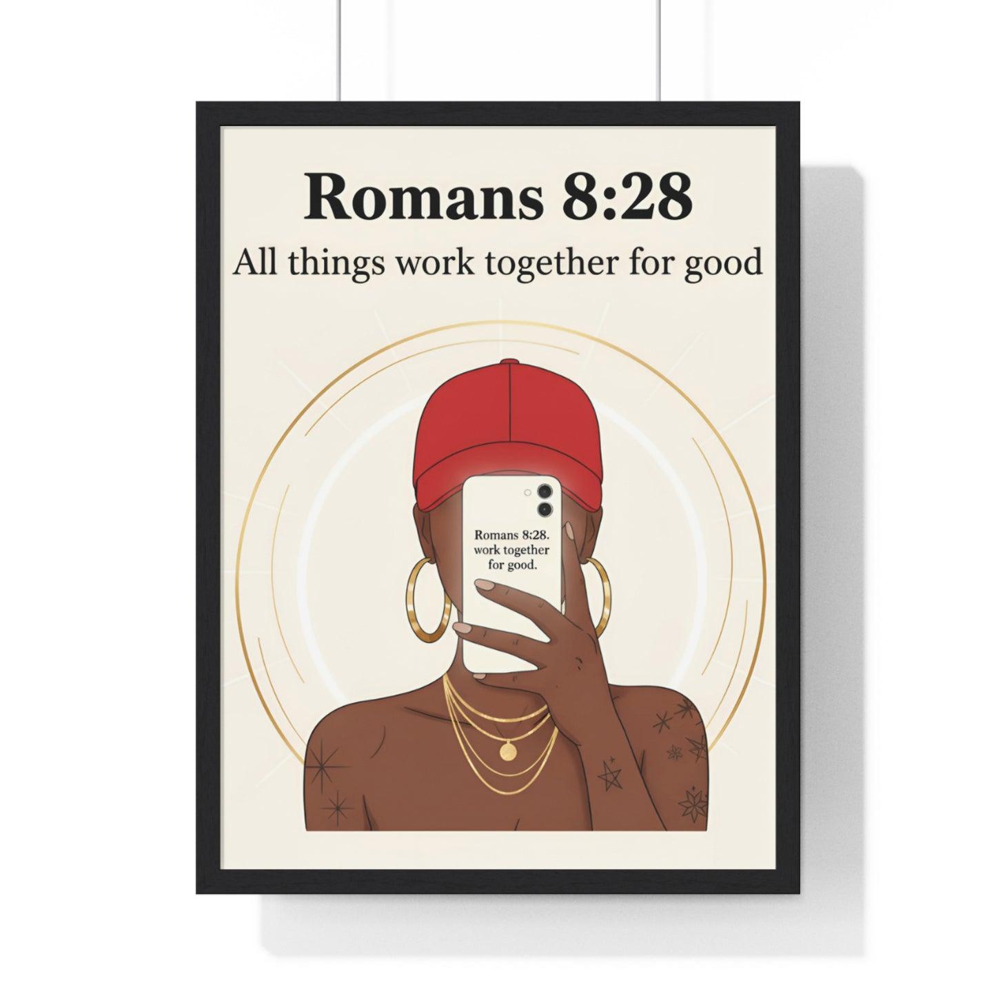 Romans 8:28 Art Print