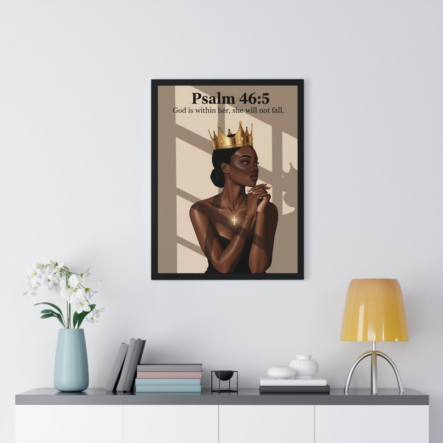 Psalm 46:5 Print, Empowerment Art