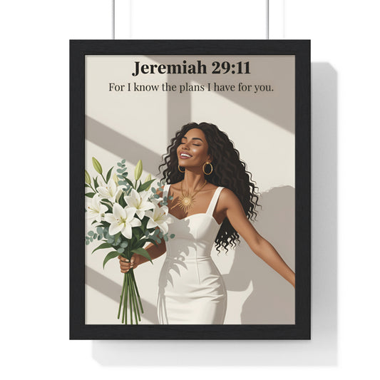 Inspirational Vertical Framed