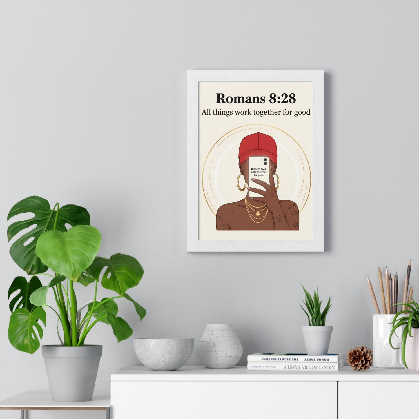 Romans 8:28 Art Print