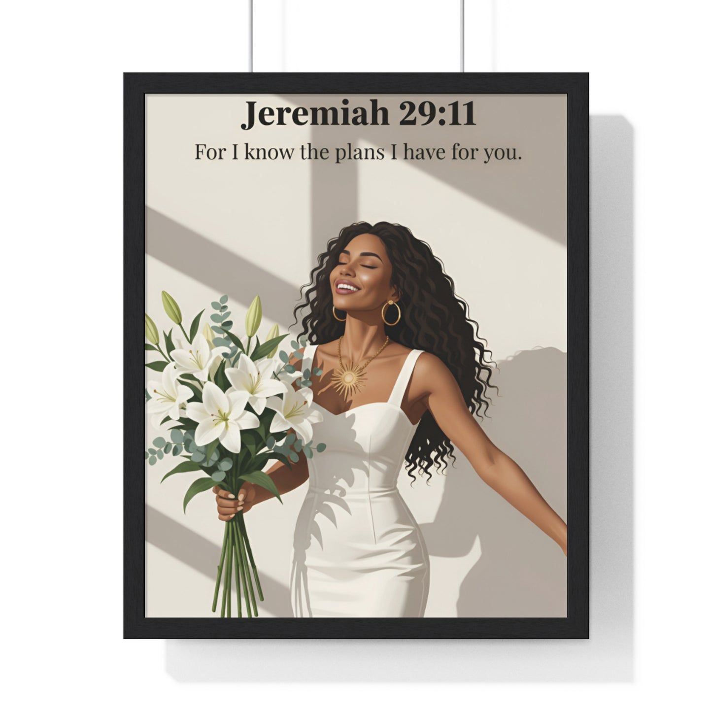 Inspirational Vertical Framed