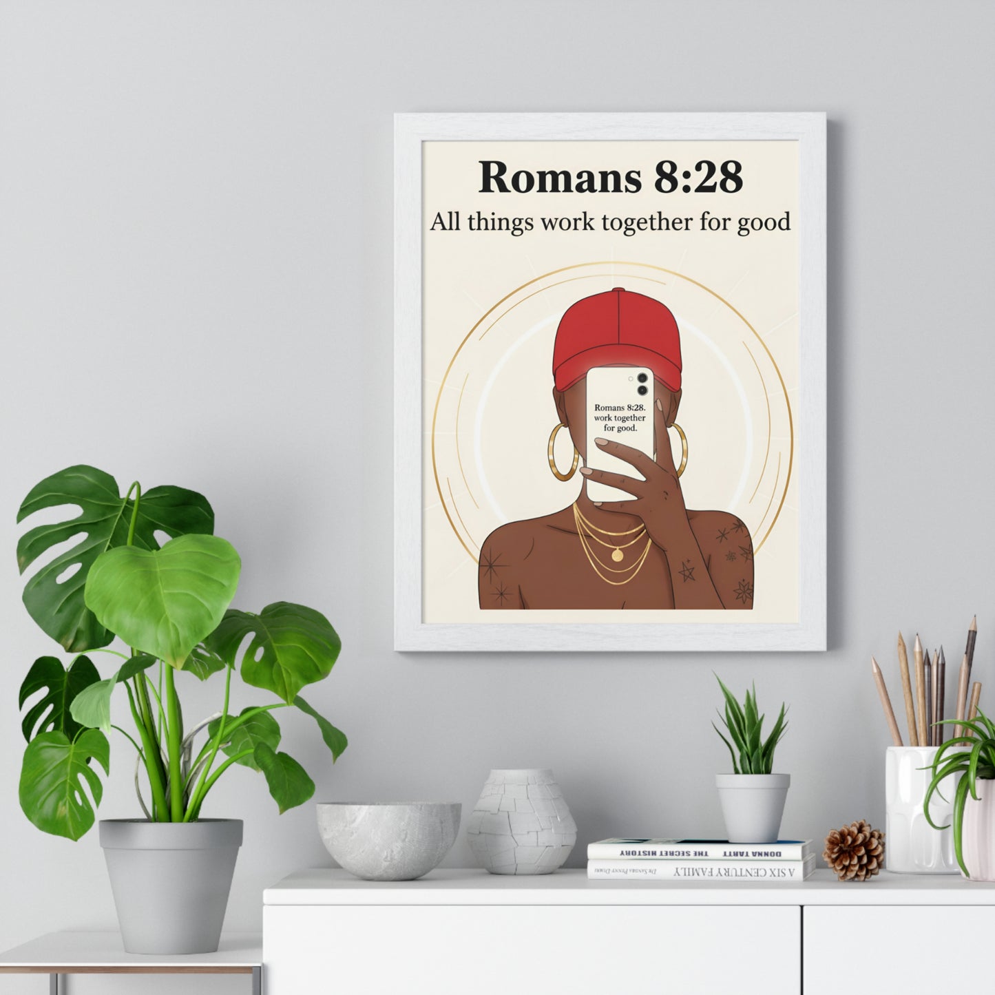 Romans 8:28 Art Print