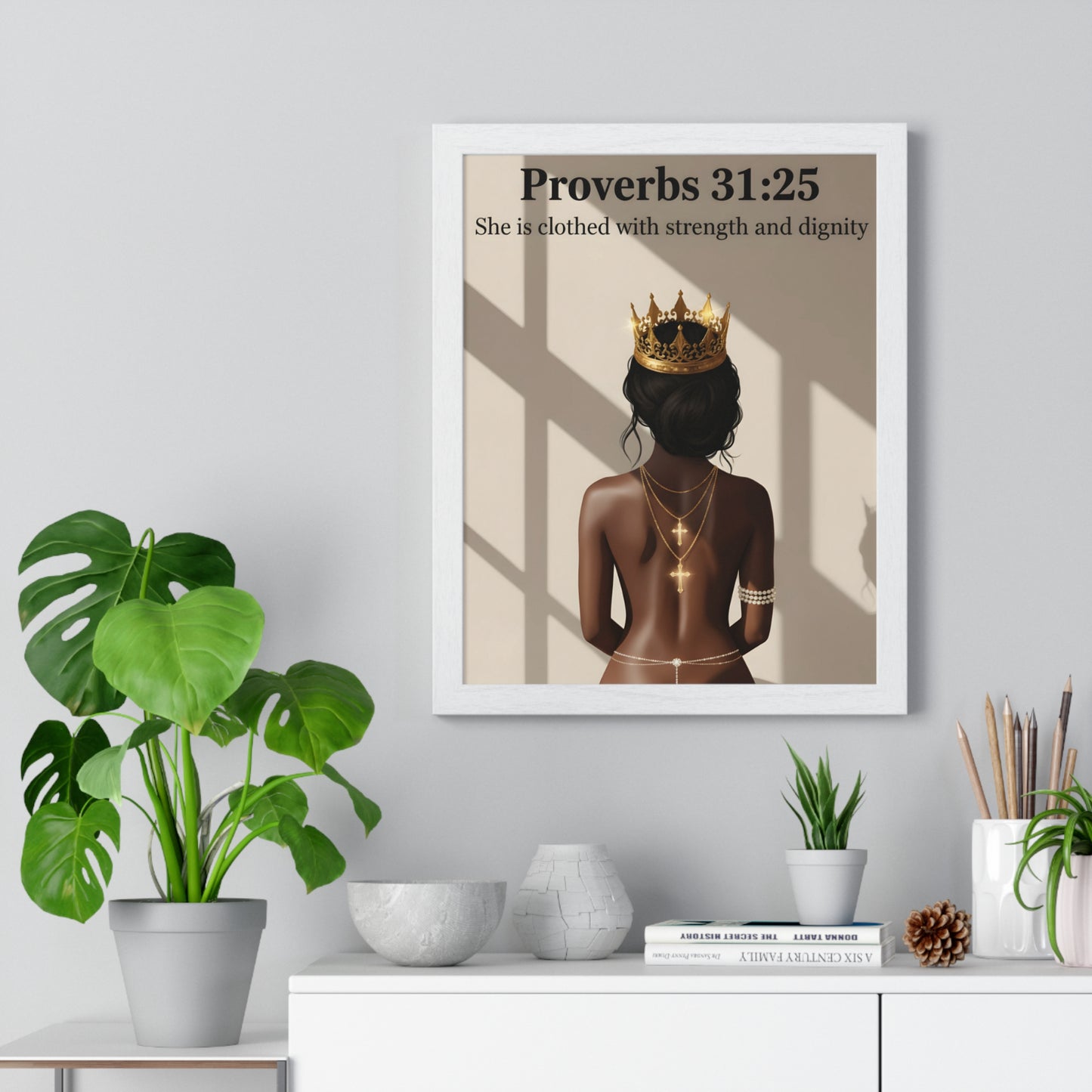 Empowering Wall Art, Proverbs 31:25