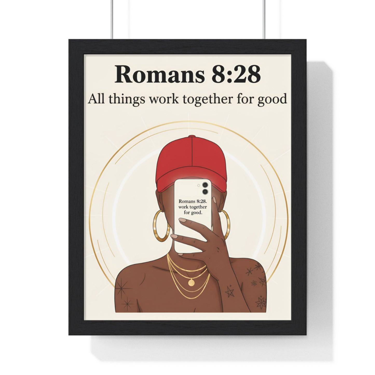 Romans 8:28 Art Print