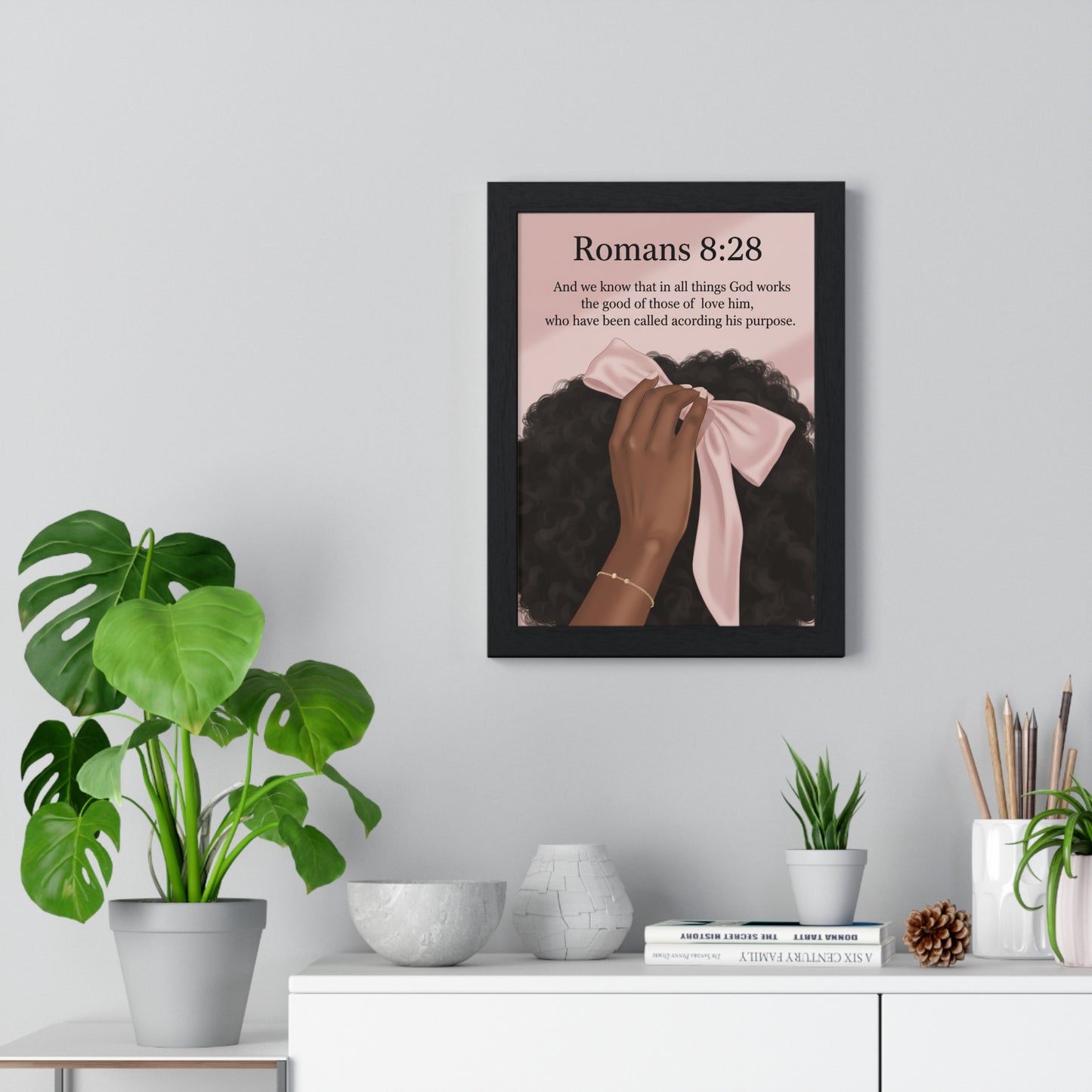 Christian Decor, Home Office Decor, Gift for Women