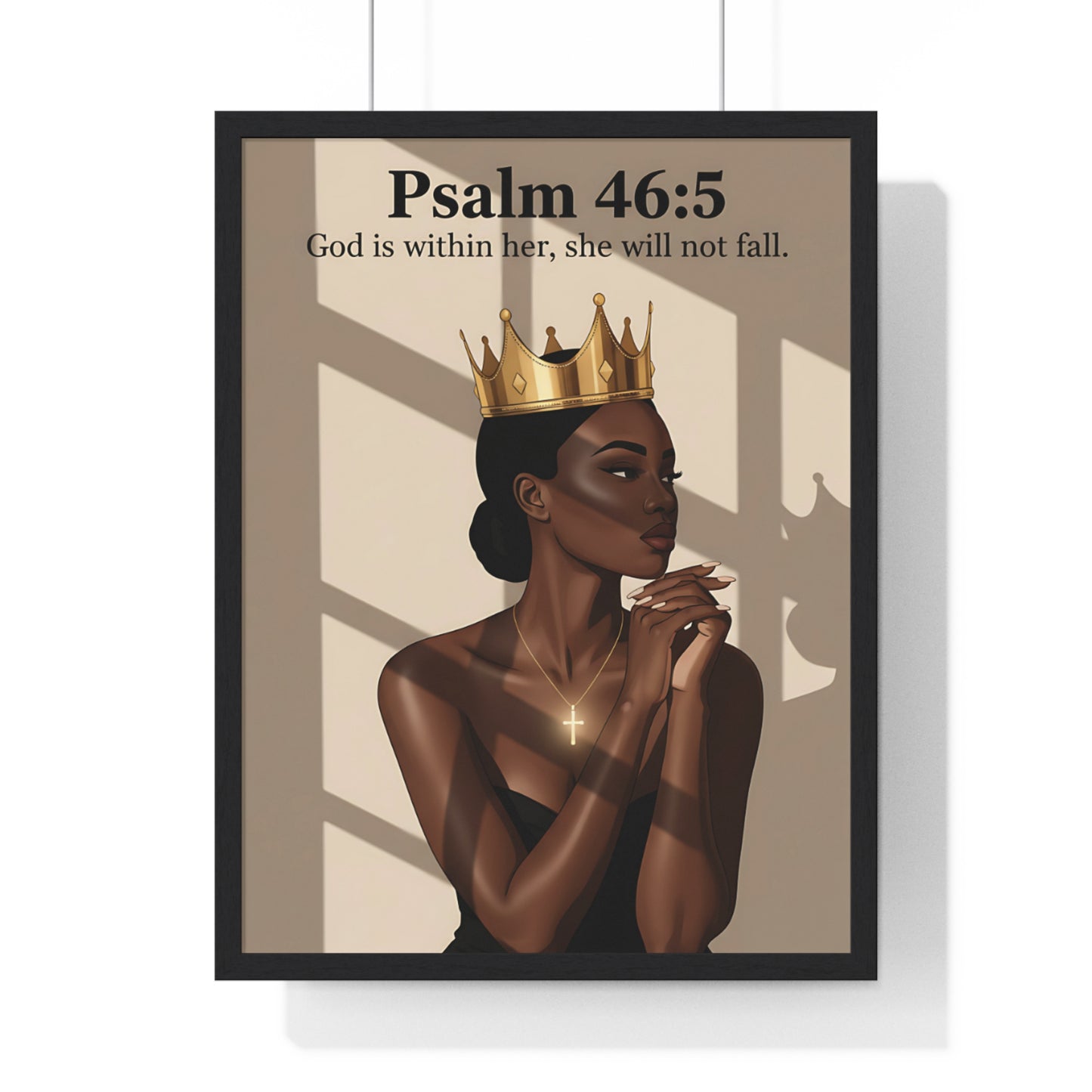 Psalm 46:5 Print, Empowerment Art
