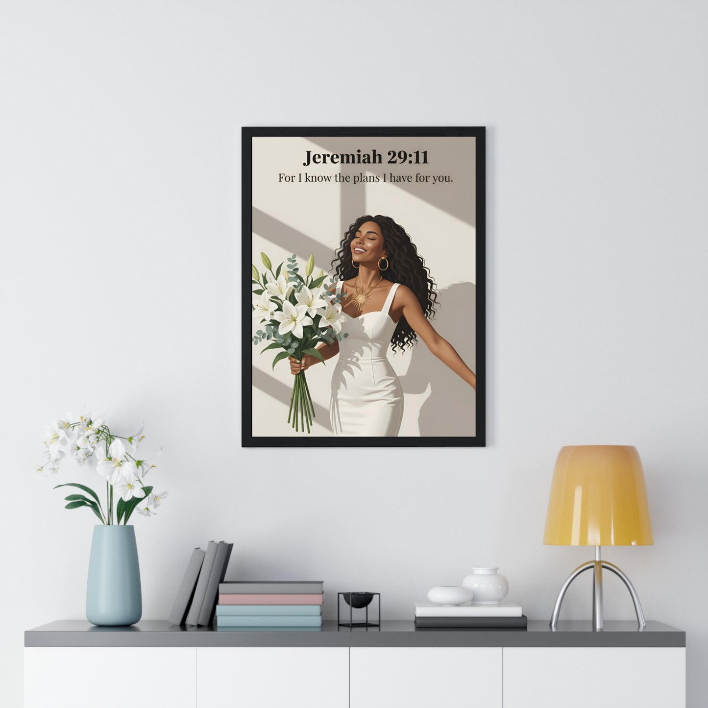 Inspirational Vertical Framed