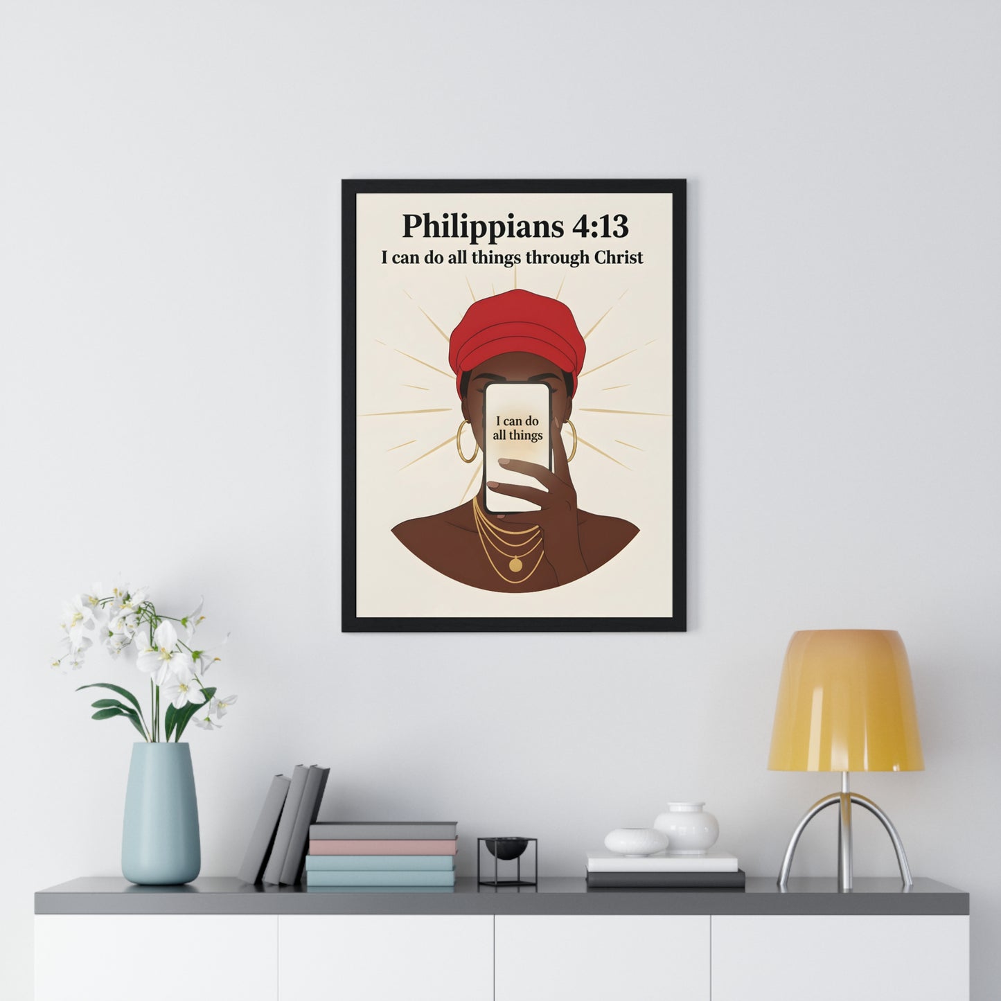 Inspirational Vertical Framed Poster