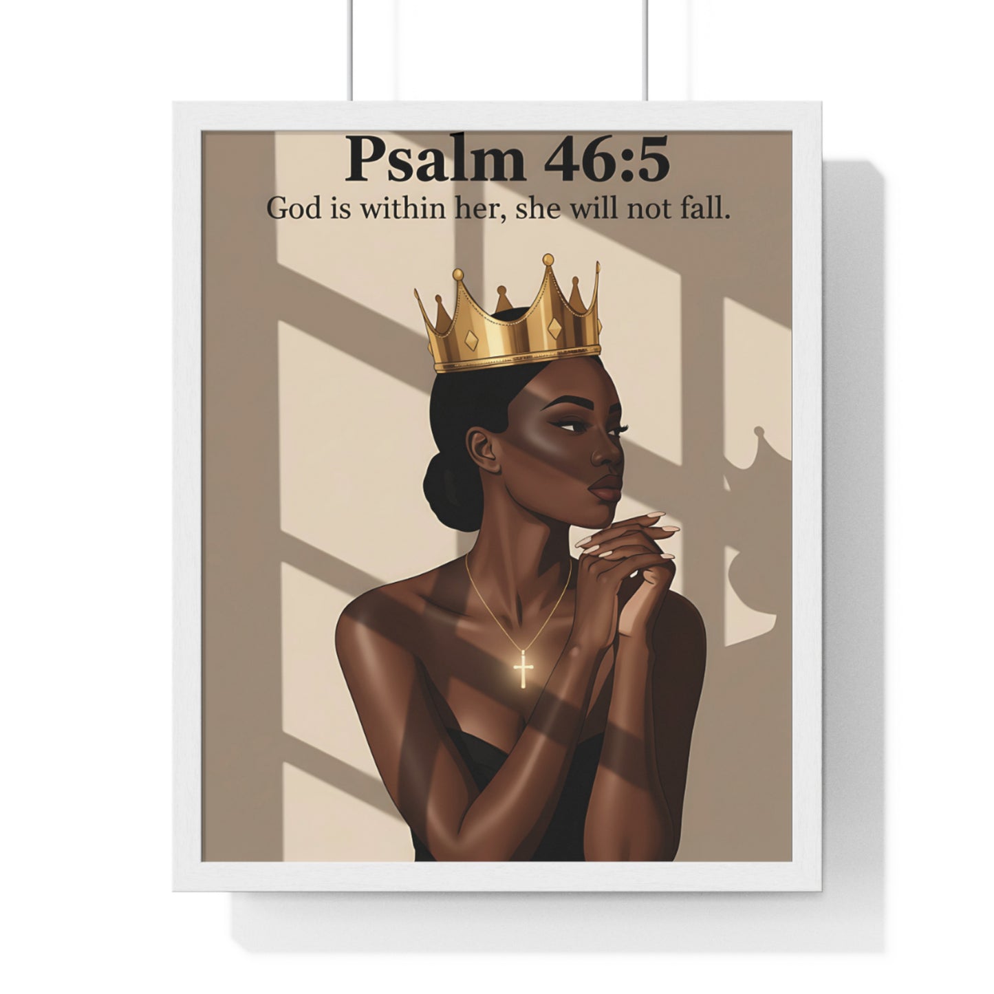 Psalm 46:5 Print, Empowerment Art