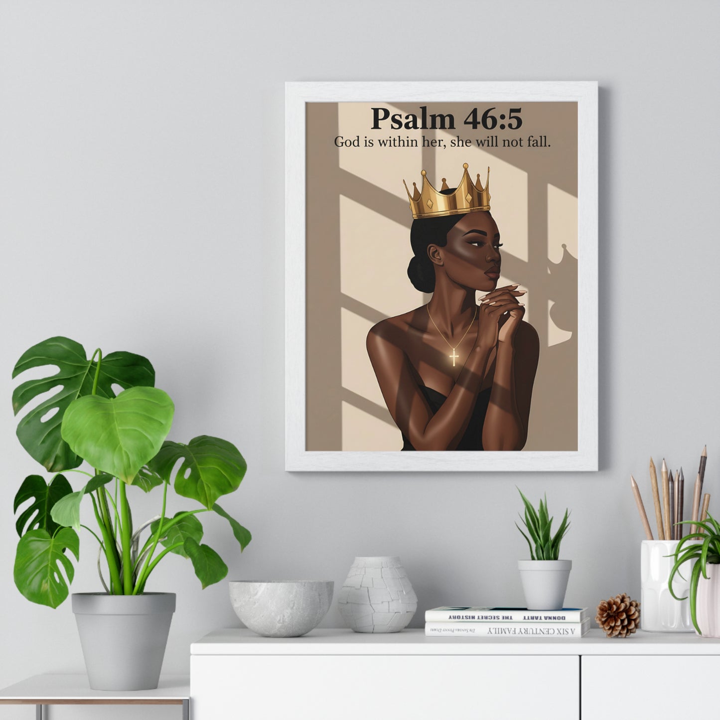 Psalm 46:5 Print, Empowerment Art