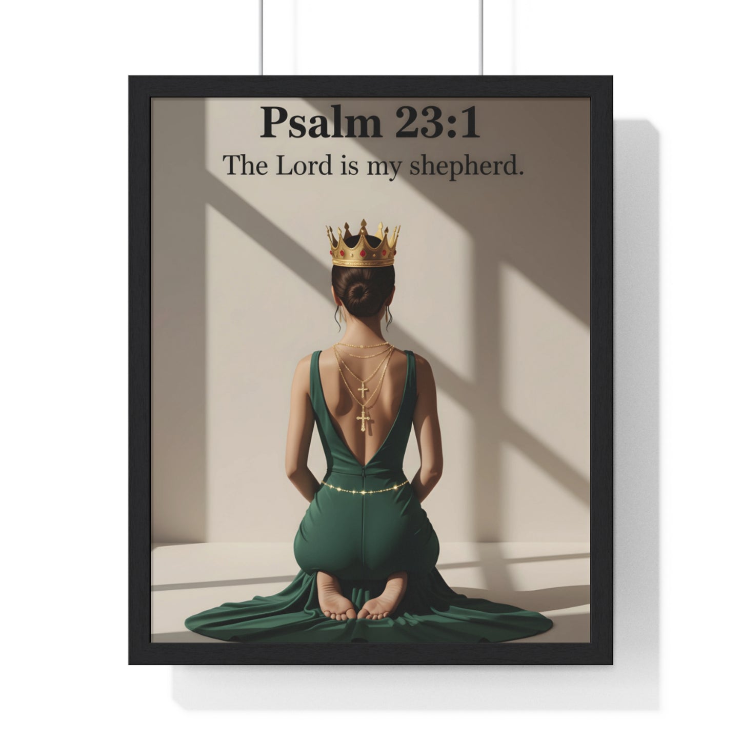 Regal Psalm 23:1 Framed Poster