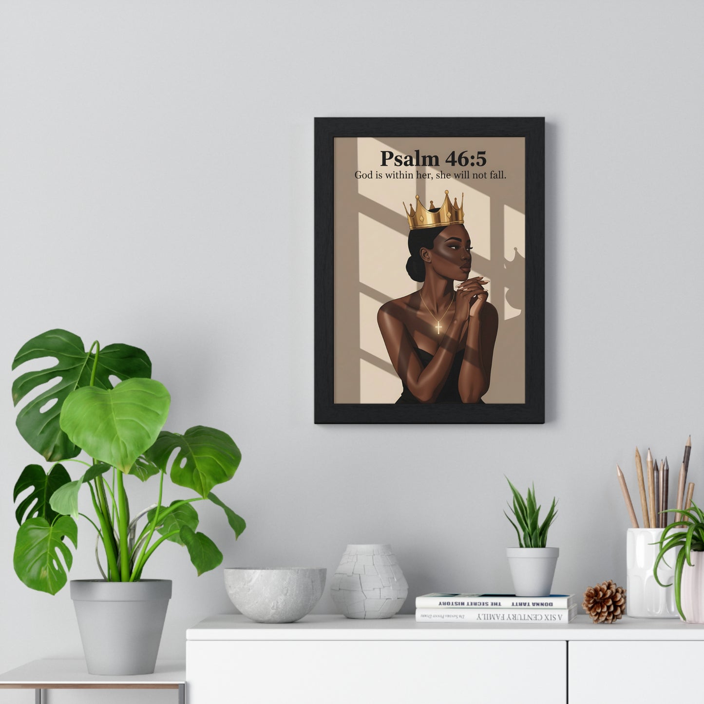 Psalm 46:5 Print, Empowerment Art