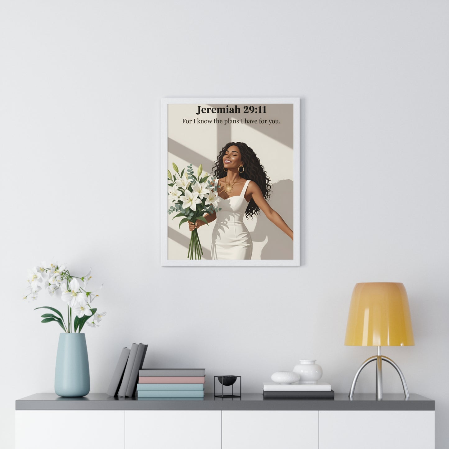 Inspirational Vertical Framed