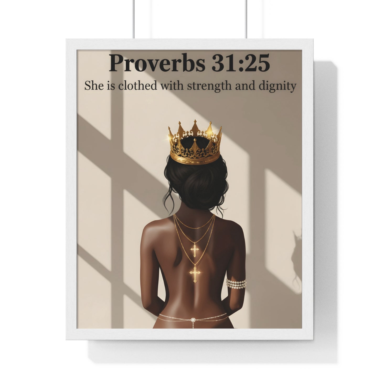 Empowering Wall Art, Proverbs 31:25