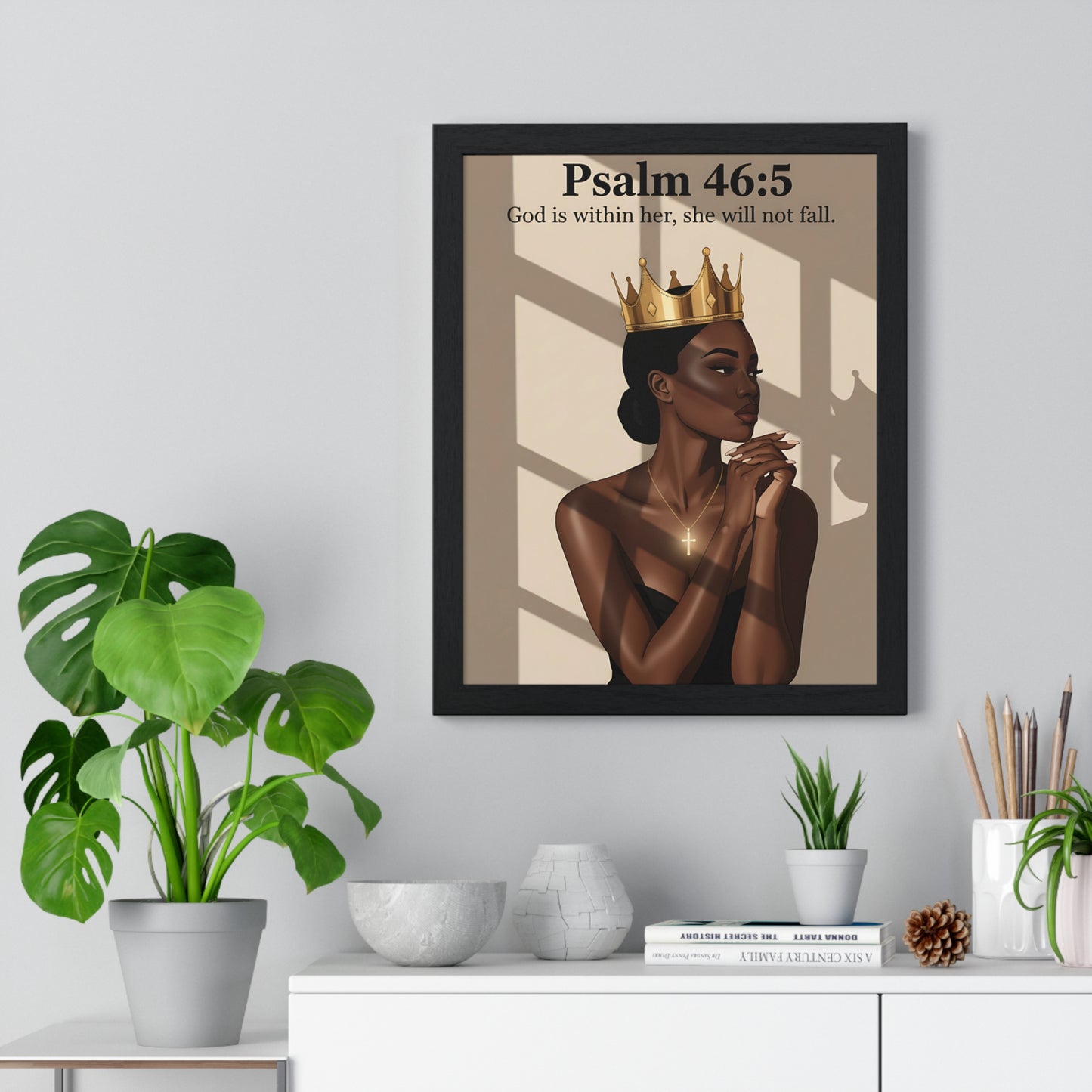 Psalm 46:5 Print, Empowerment Art