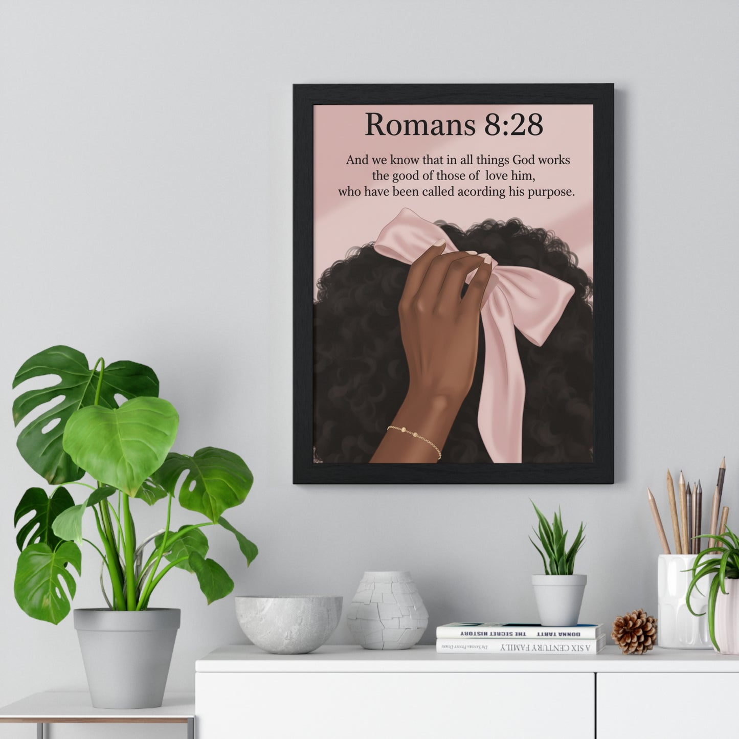 Christian Decor, Home Office Decor, Gift for Women