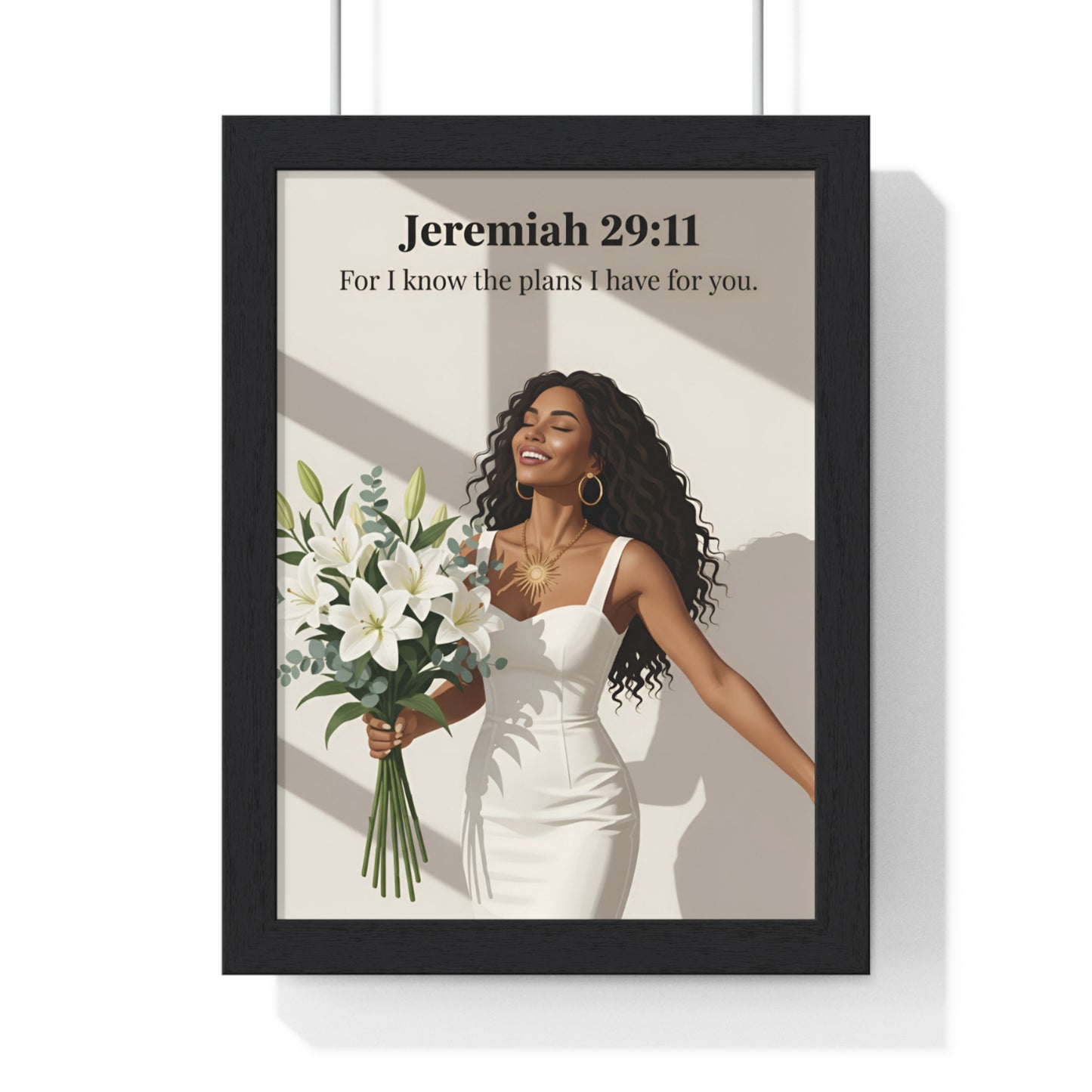 Inspirational Vertical Framed