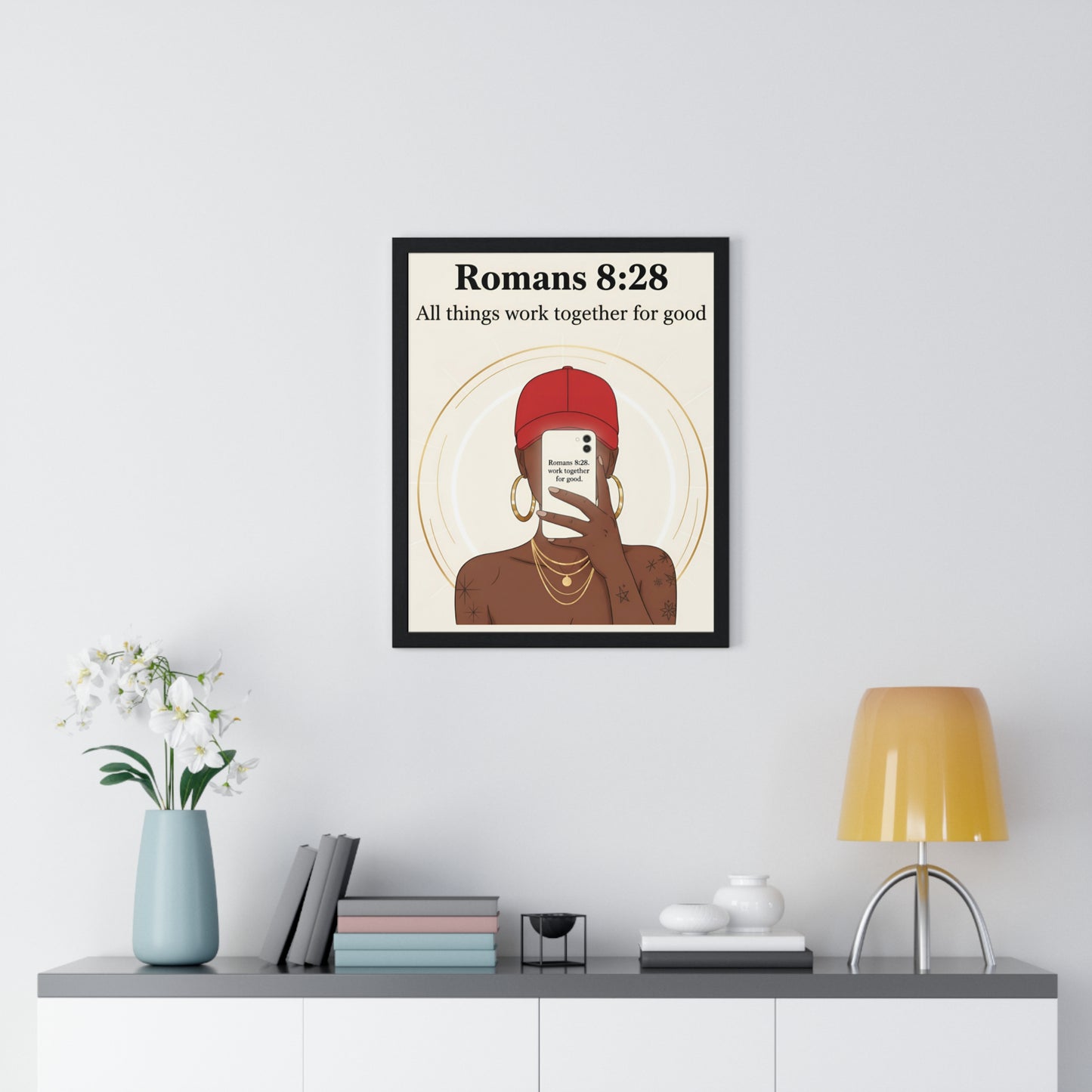 Romans 8:28 Art Print