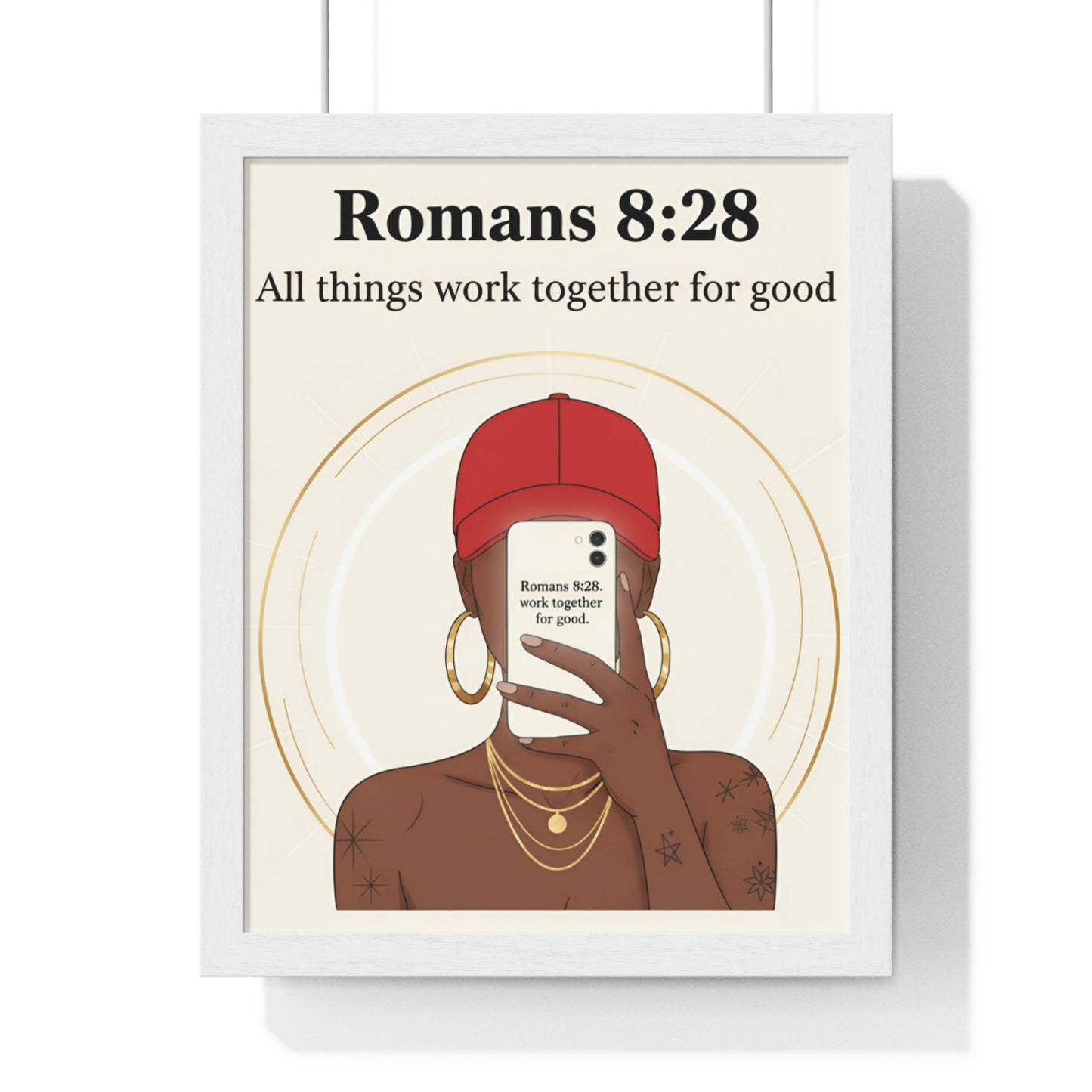Romans 8:28 Art Print