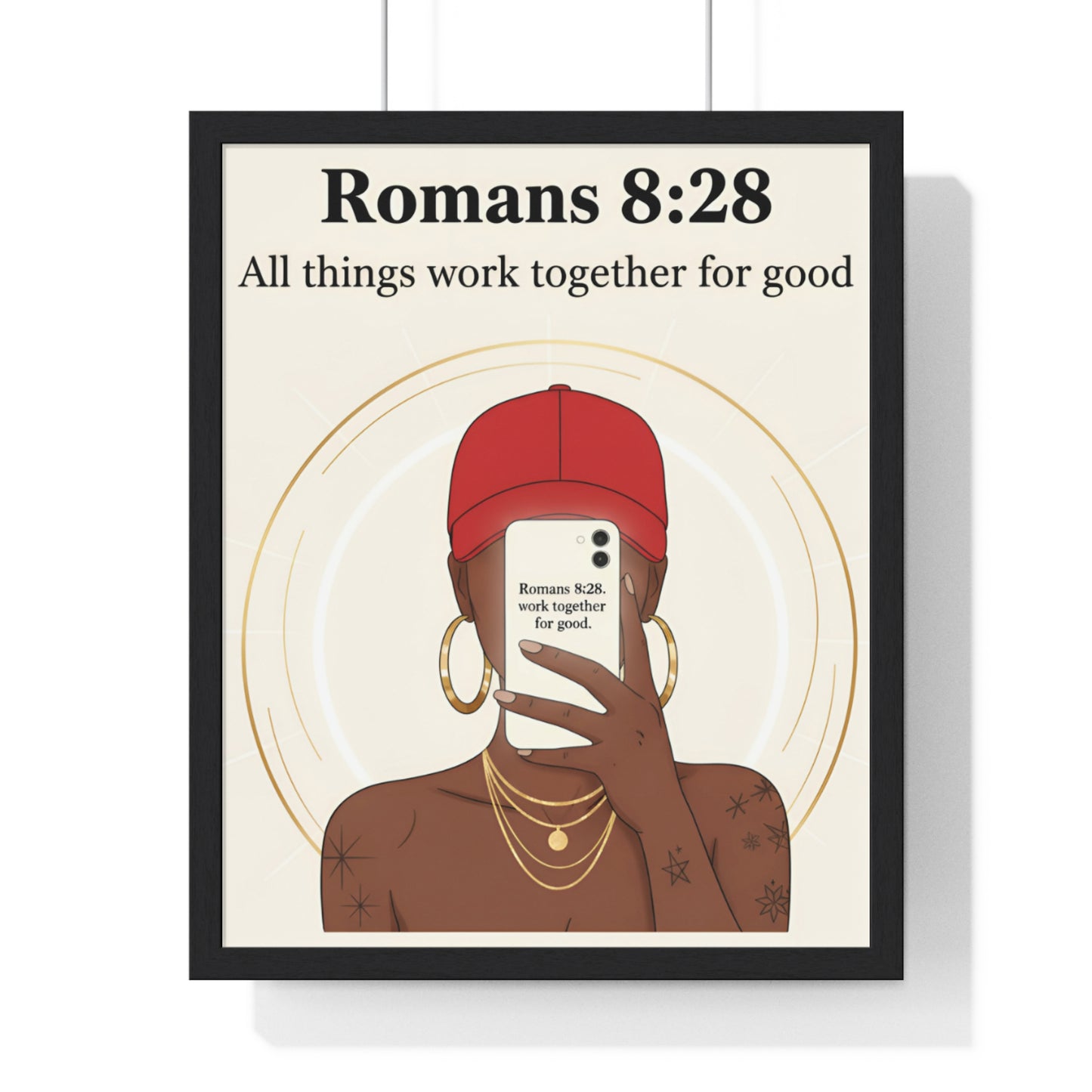 Romans 8:28 Art Print