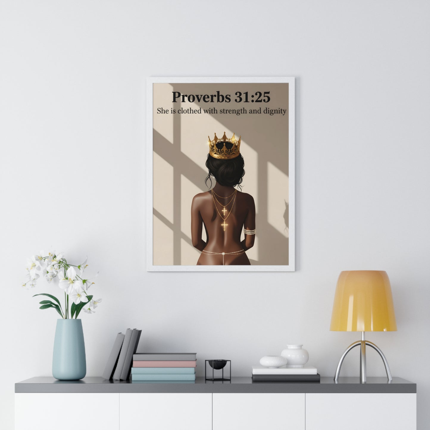 Empowering Wall Art, Proverbs 31:25
