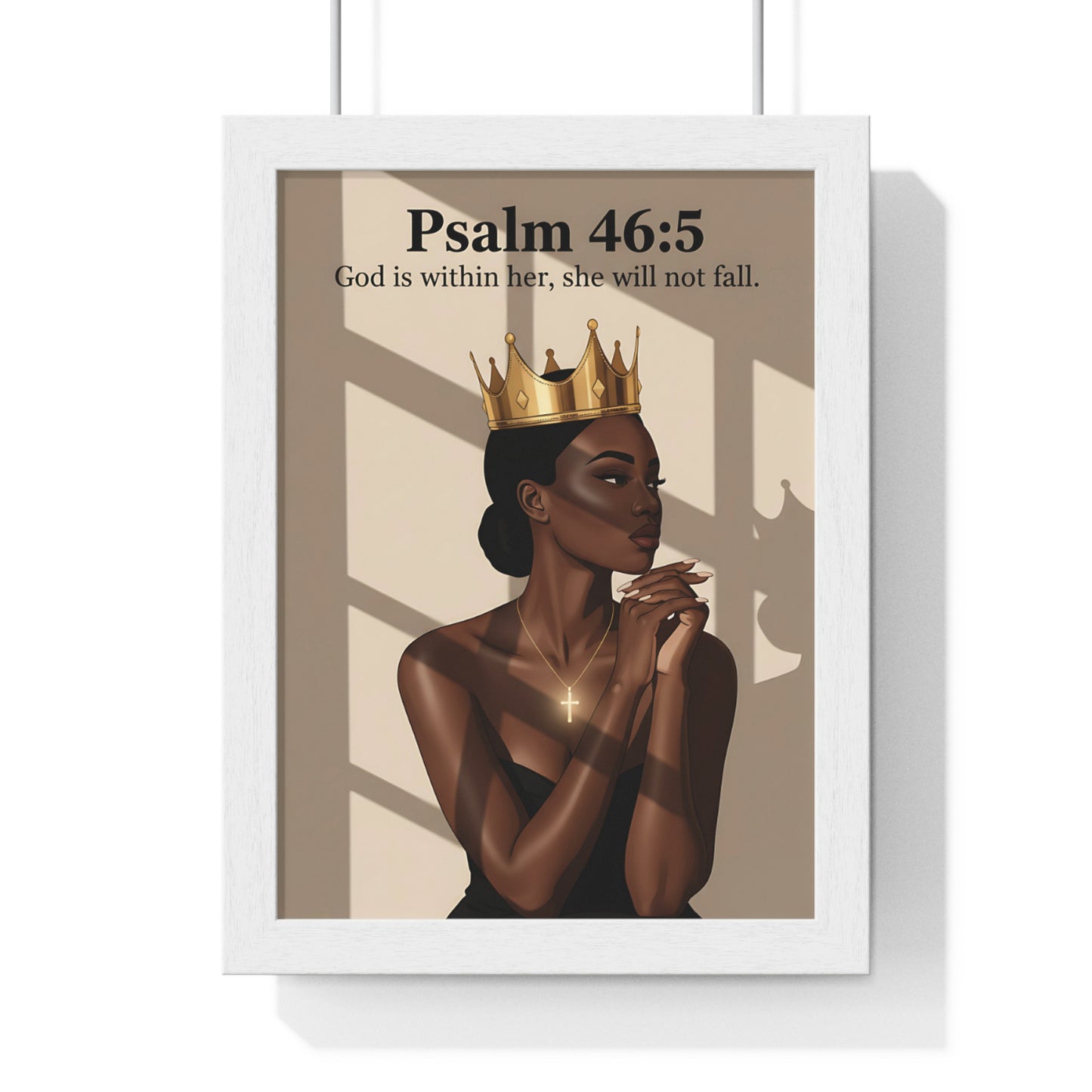 Psalm 46:5 Print, Empowerment Art