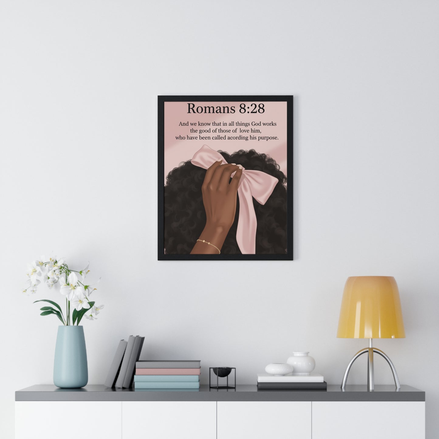 Christian Decor, Home Office Decor, Gift for Women