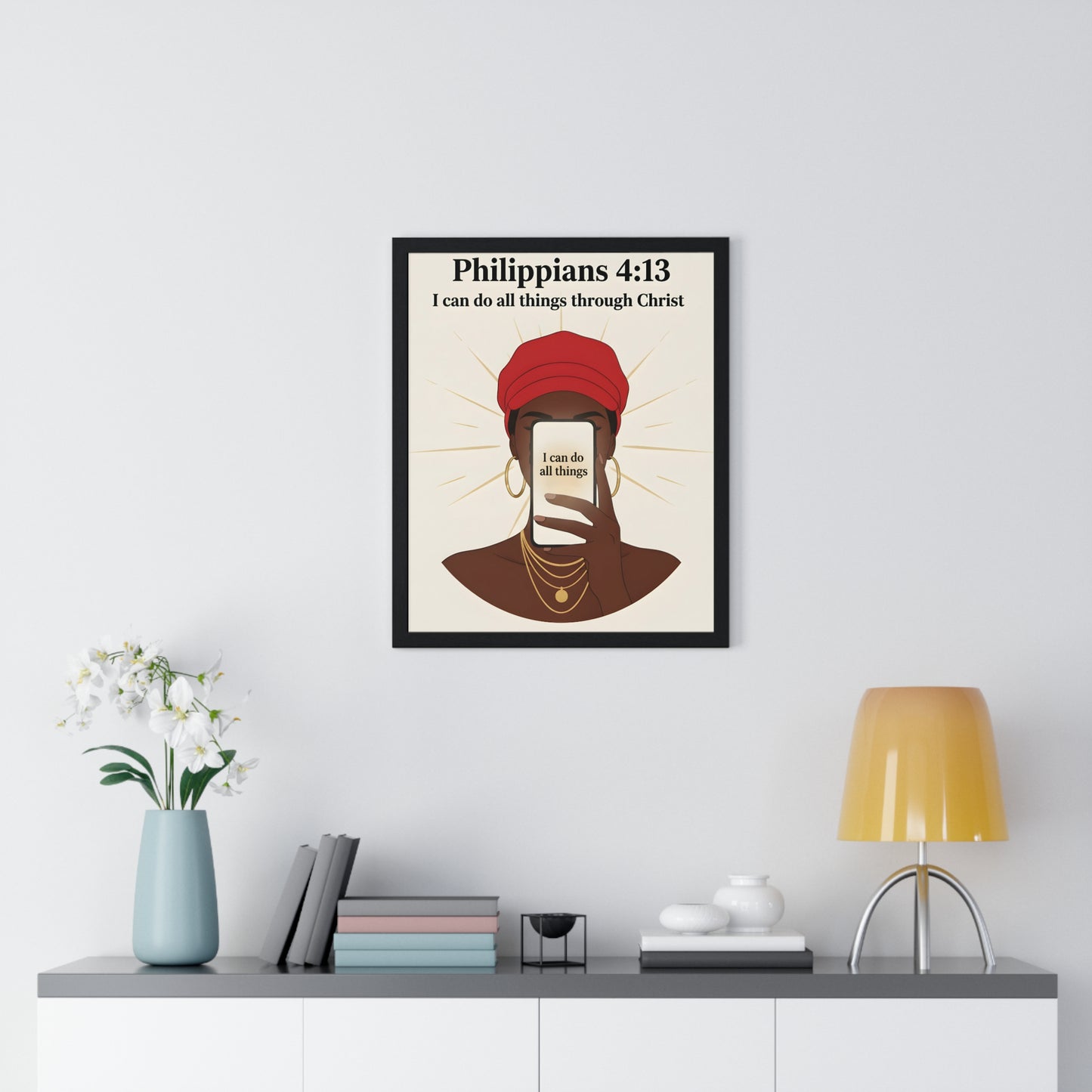 Inspirational Vertical Framed Poster