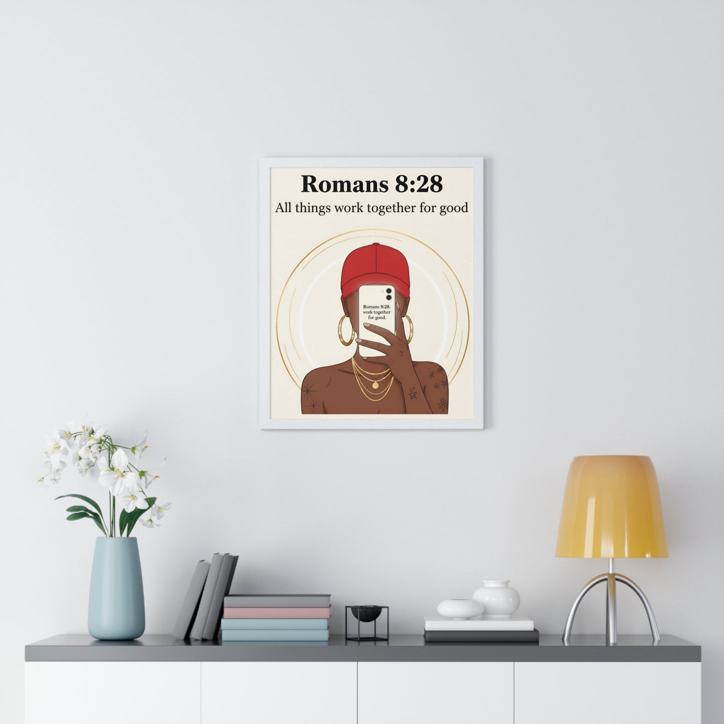 Romans 8:28 Art Print