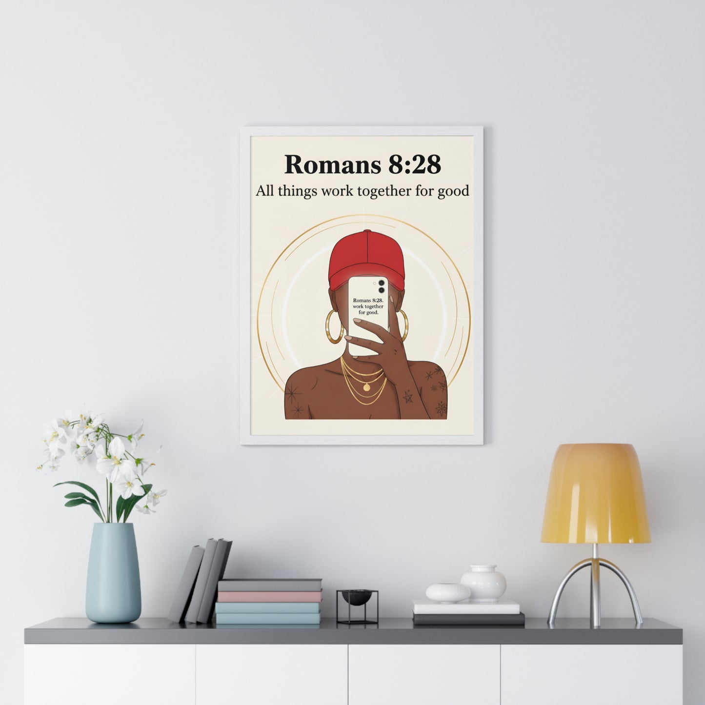 Romans 8:28 Art Print