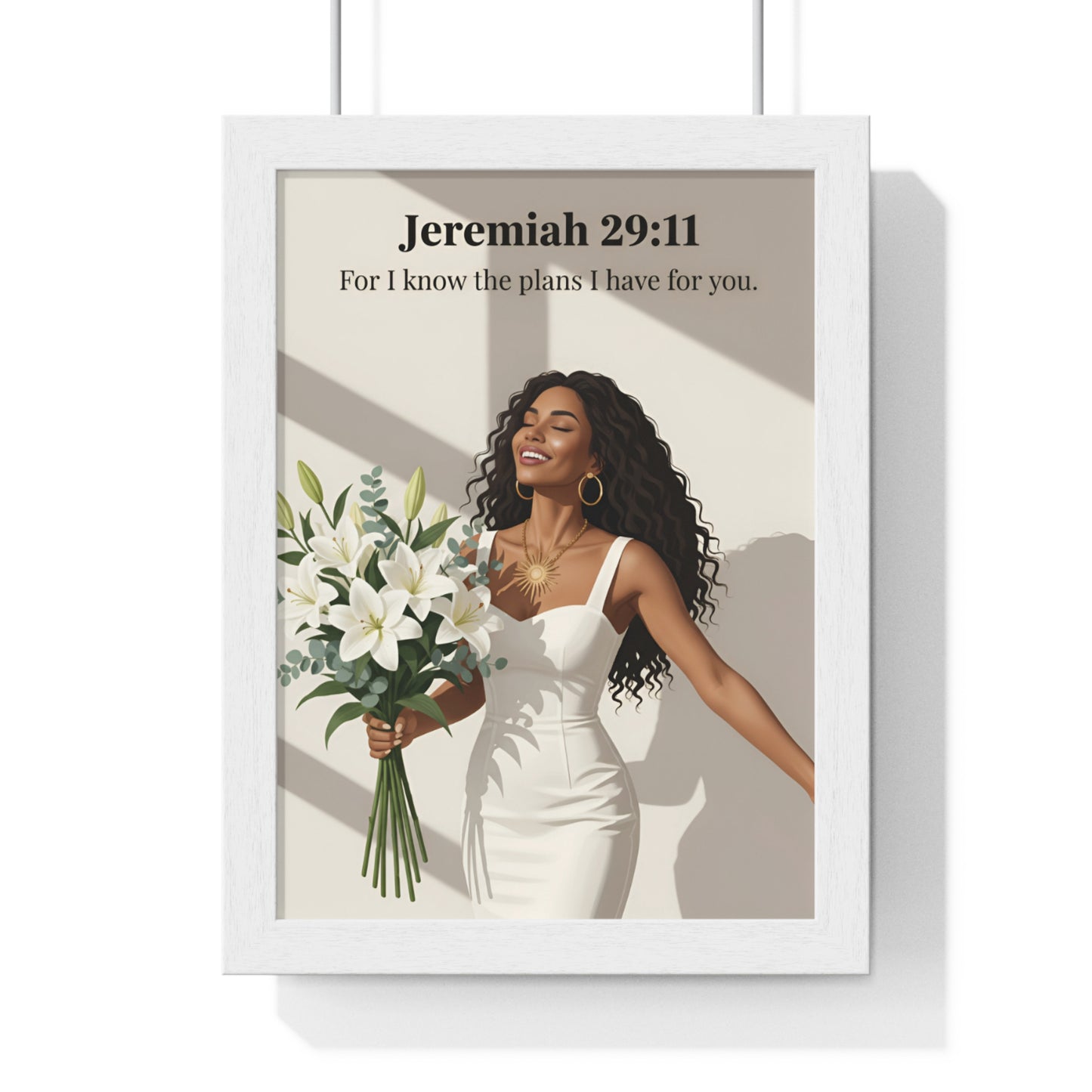 Inspirational Vertical Framed