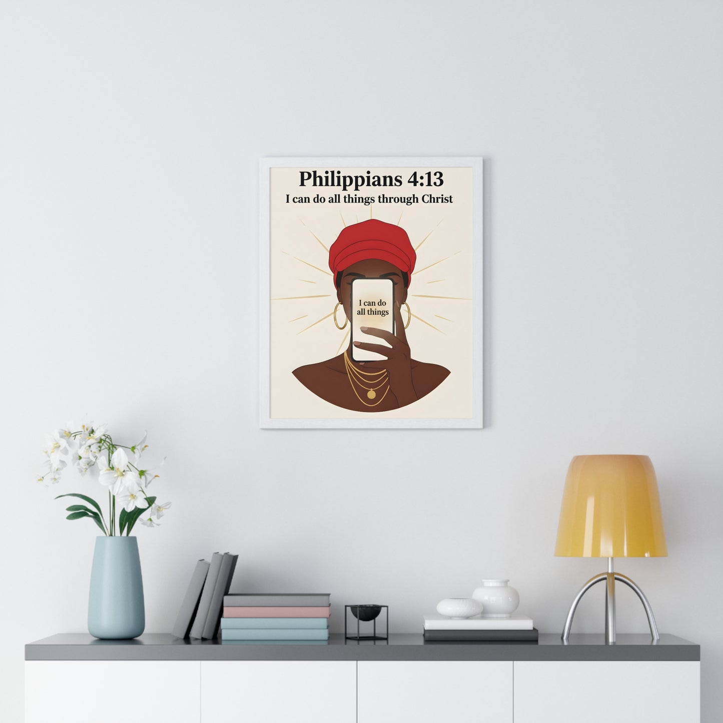 Inspirational Vertical Framed Poster