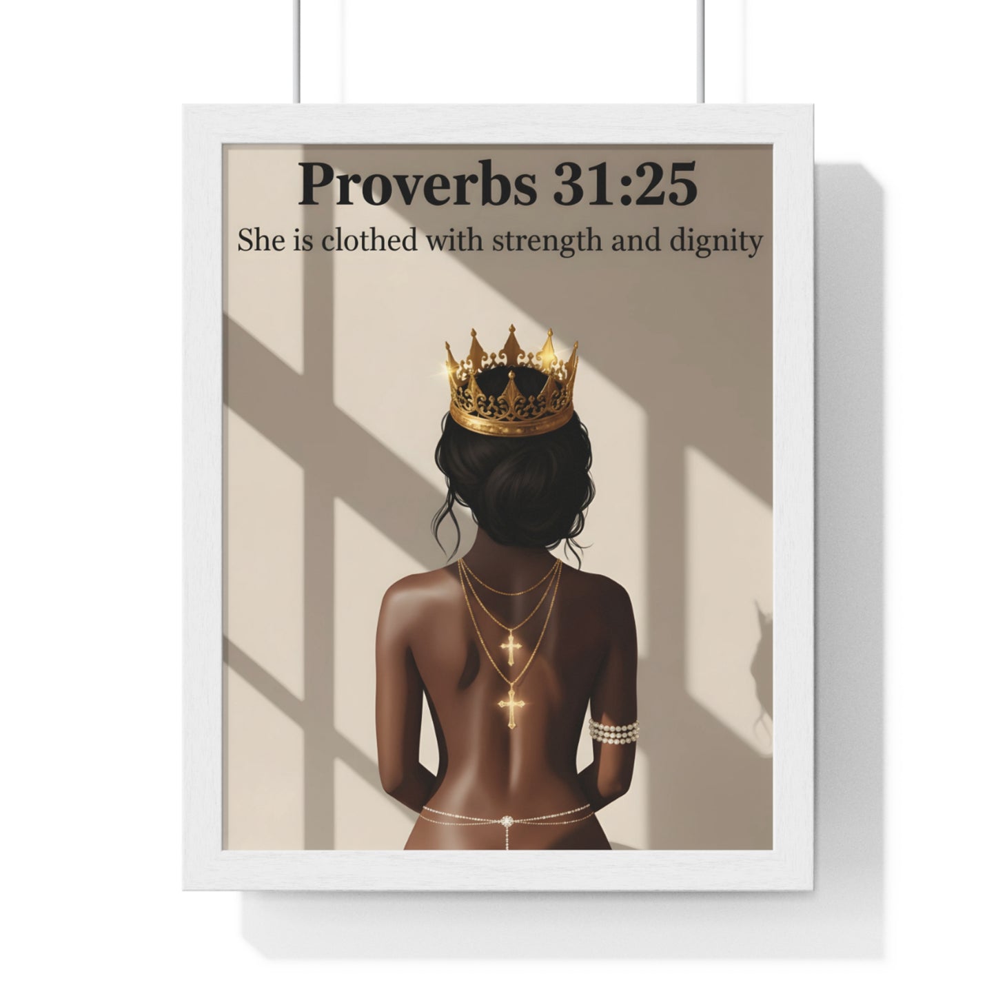 Empowering Wall Art, Proverbs 31:25