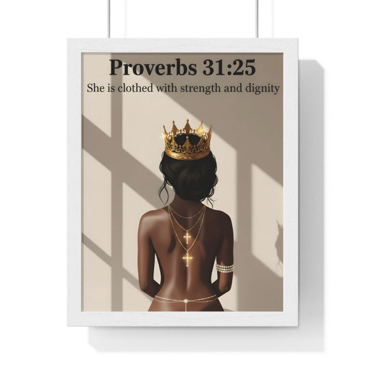 Empowering Wall Art, Proverbs 31:25