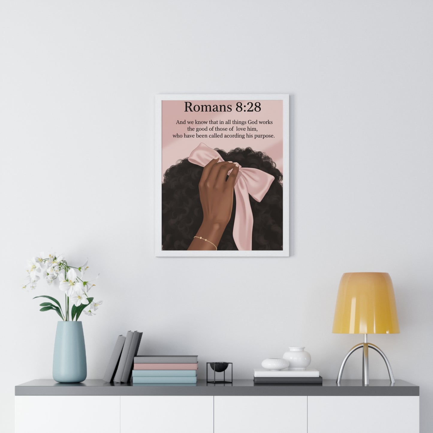 Christian Decor, Home Office Decor, Gift for Women
